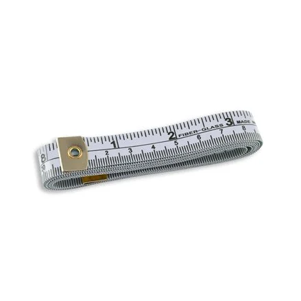 image of: WHITE FIBERGLASS TAPE MEASURE