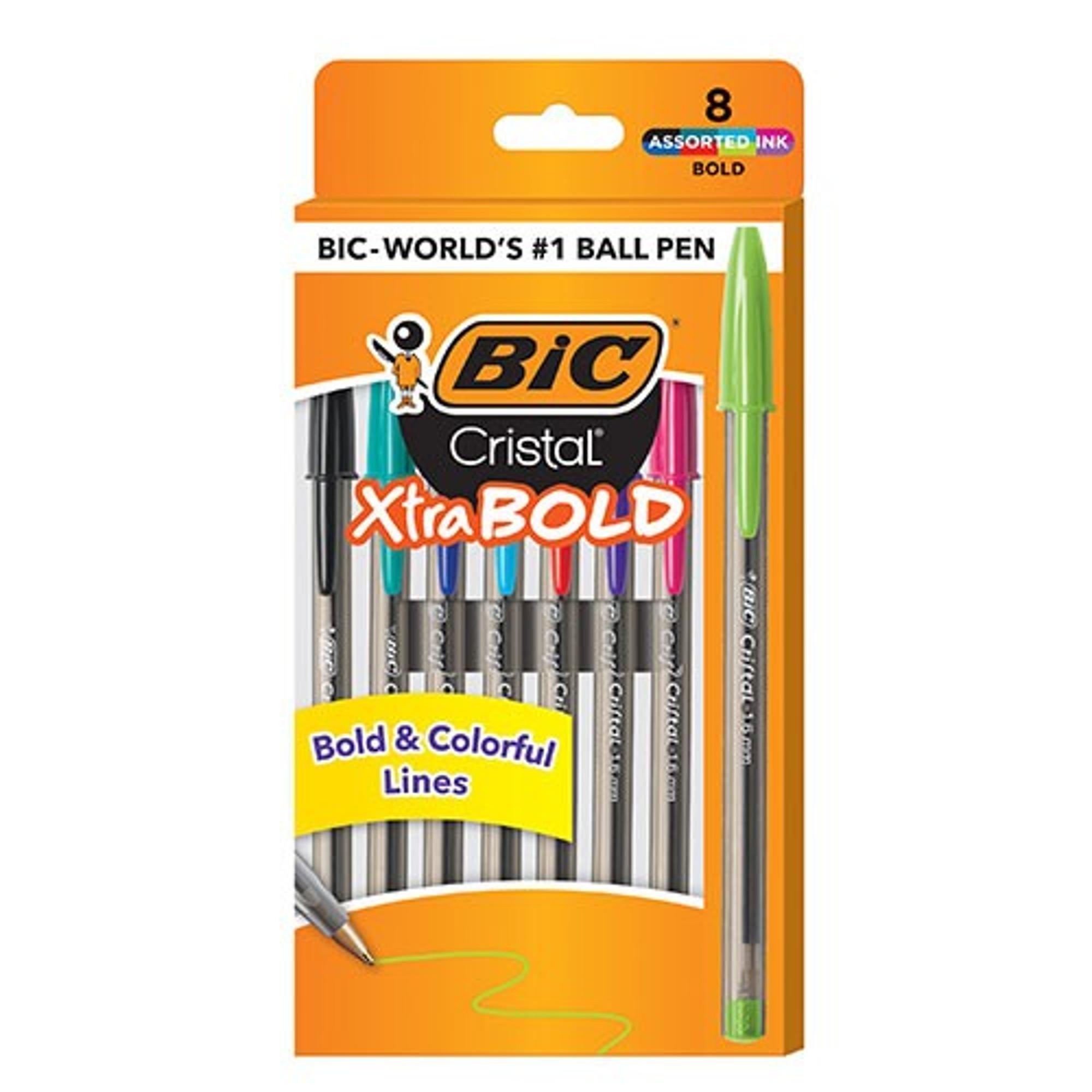 Product image 1 of 1 for Pen Cristal Xtra-Bold 8 pk Bic