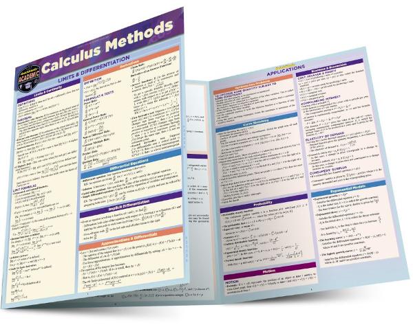 BarCharts / Quick Study Calculus Methods Laminated Study Guide; $6.95
