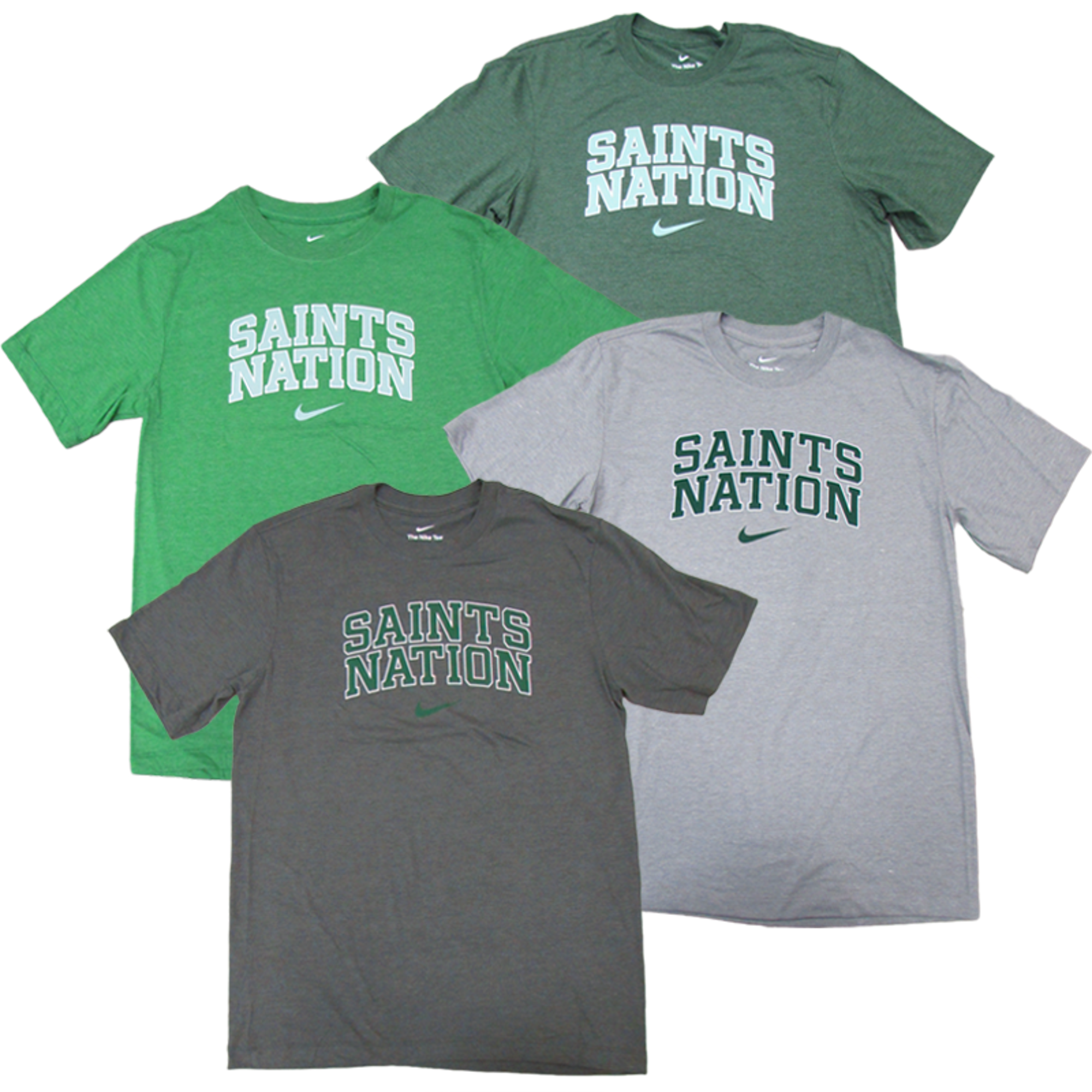 image of: NIKE SAINTS NATION TRIBLEND SS TEE