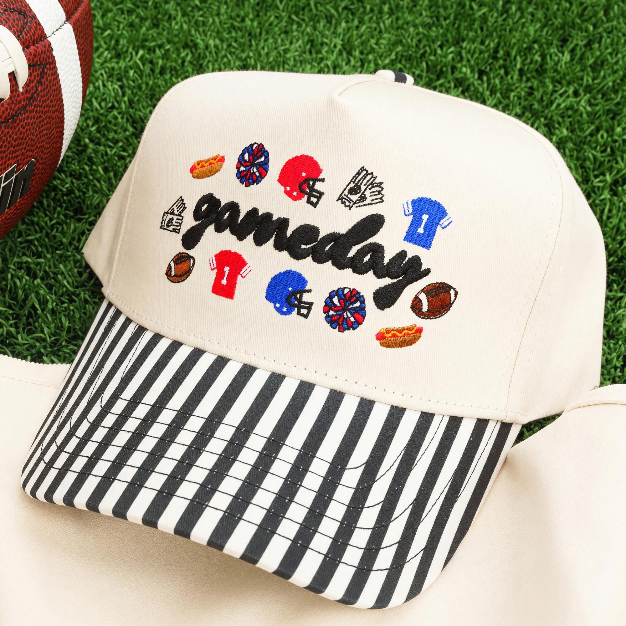 Product image 1 of 1 for KenzKustomz Football Gameday Icon Black Stripe Trucker Hat