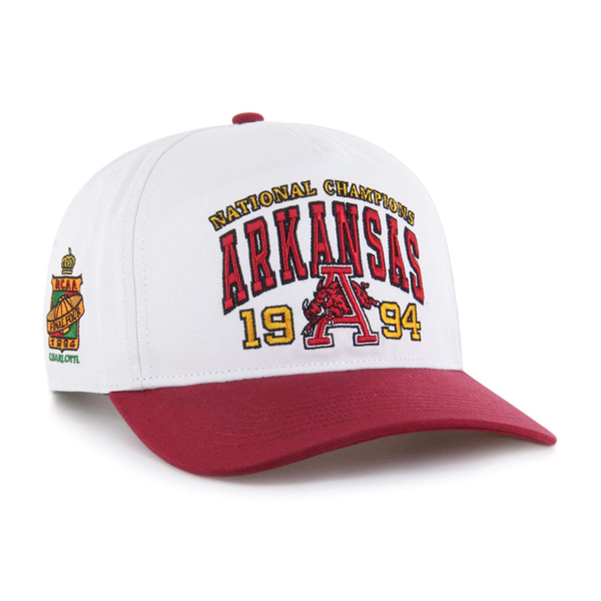 image of: Arkansas Razorbacks Champs White Victor '47 Hitch Hat