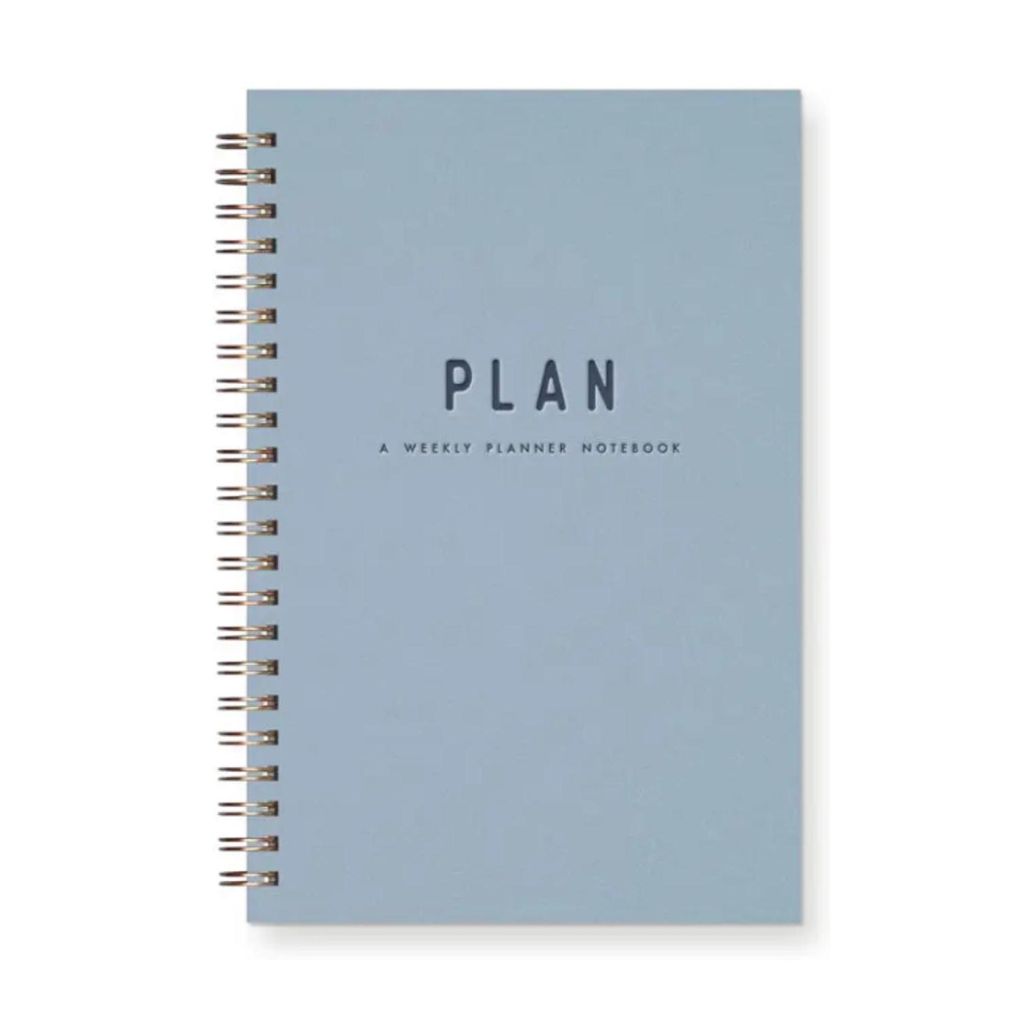 Product image 1 of 2 for Simple Plan Undated Weekly Planner Journal, Sky Blue