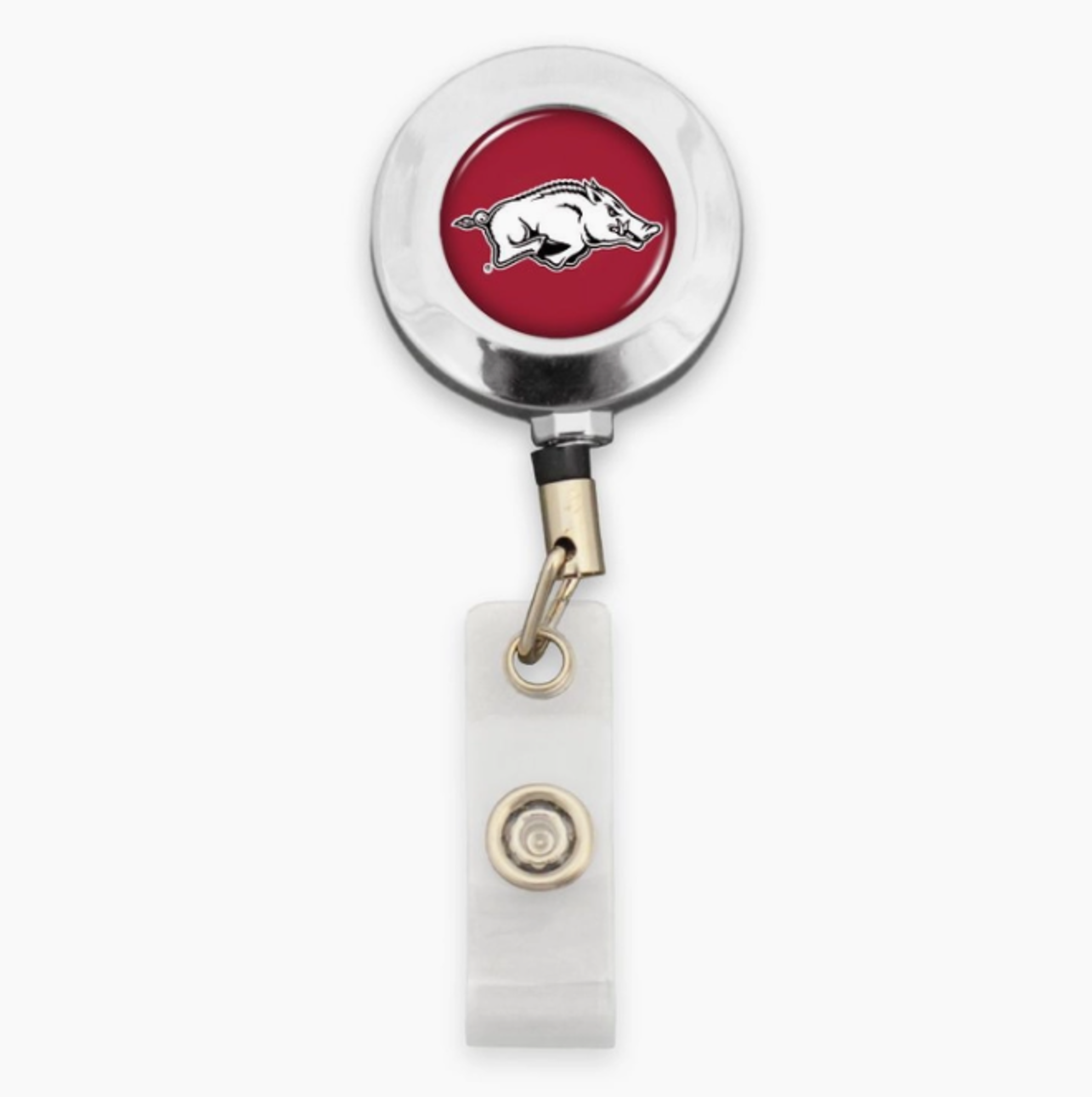 image of: Arkansas Razorbacks NCAA Round Badge Clip