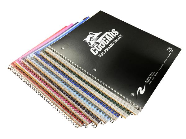 KVCC Cougar 3 Subject Notebook; $4.99