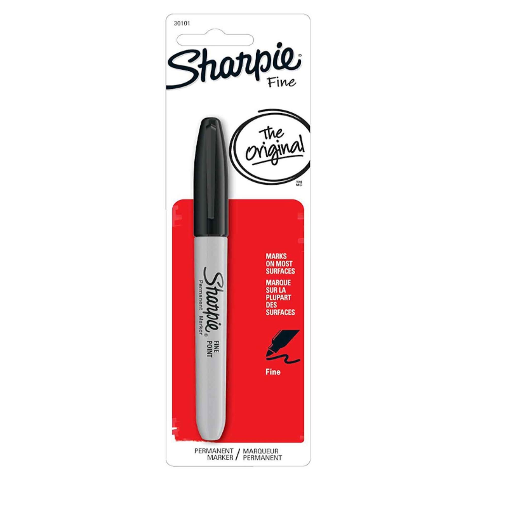 image of: MARKER SHARPIE FINE BLACK