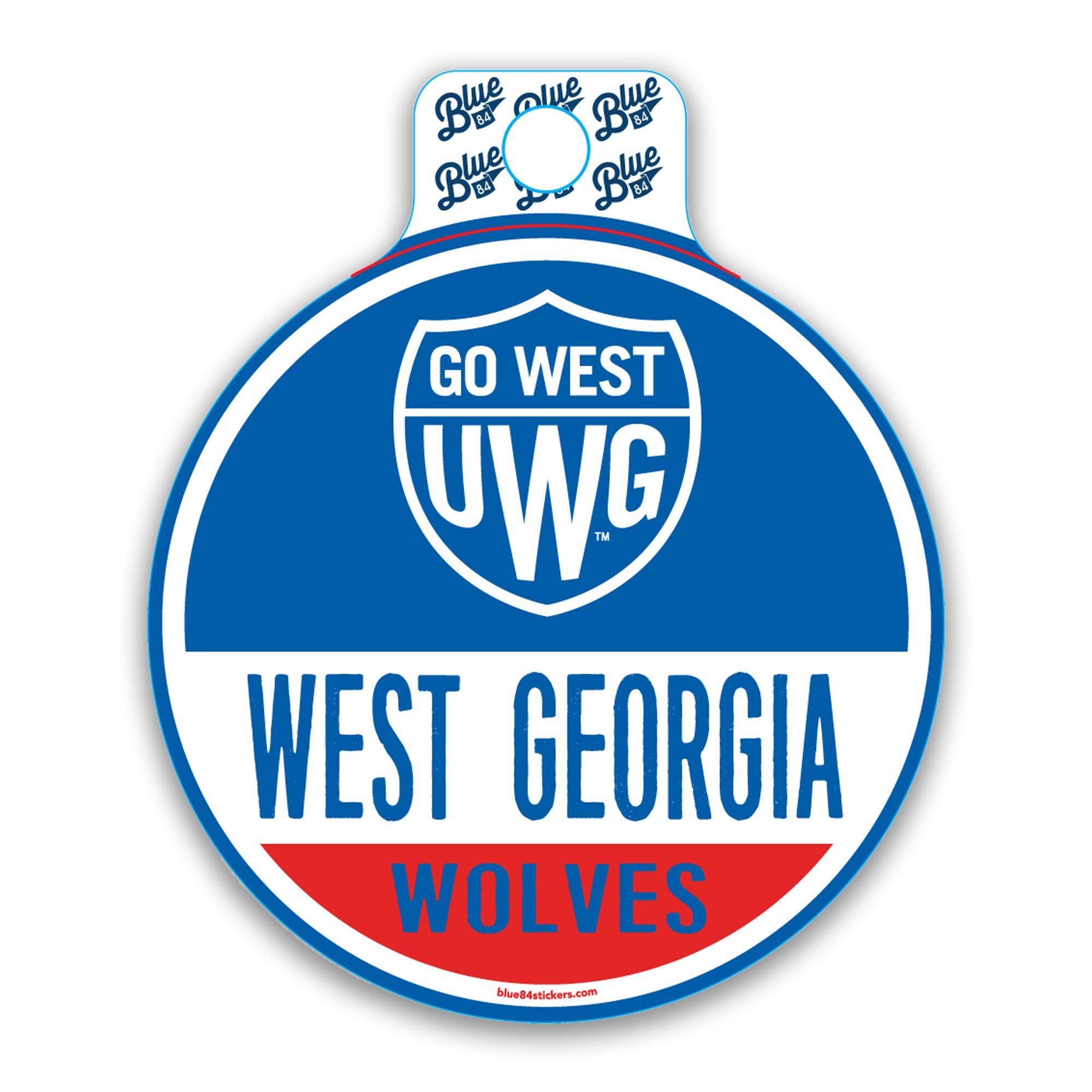 image of: WEST GA HACK SAW STICKER