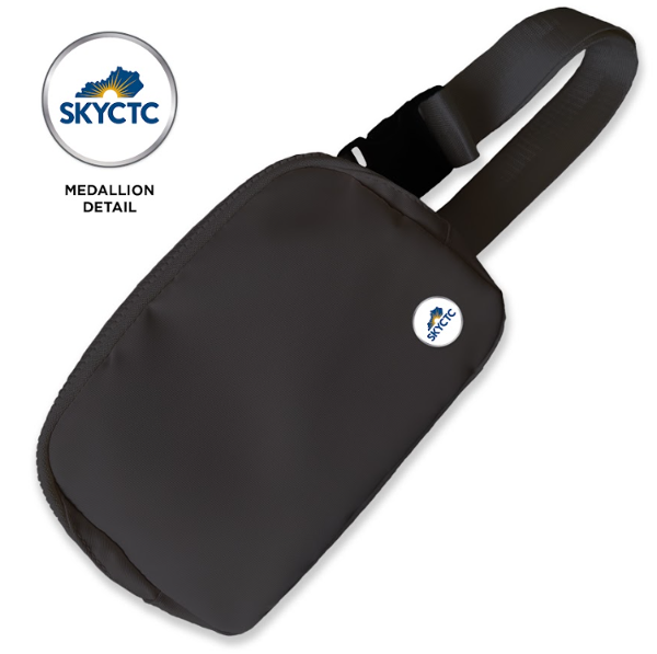 KSCKY BELT BAG W/MEDALLION; $29.99