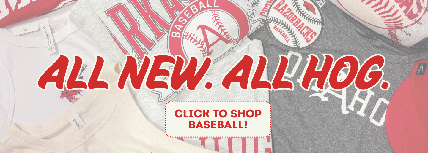 Click to shop razorback baseball merchandise