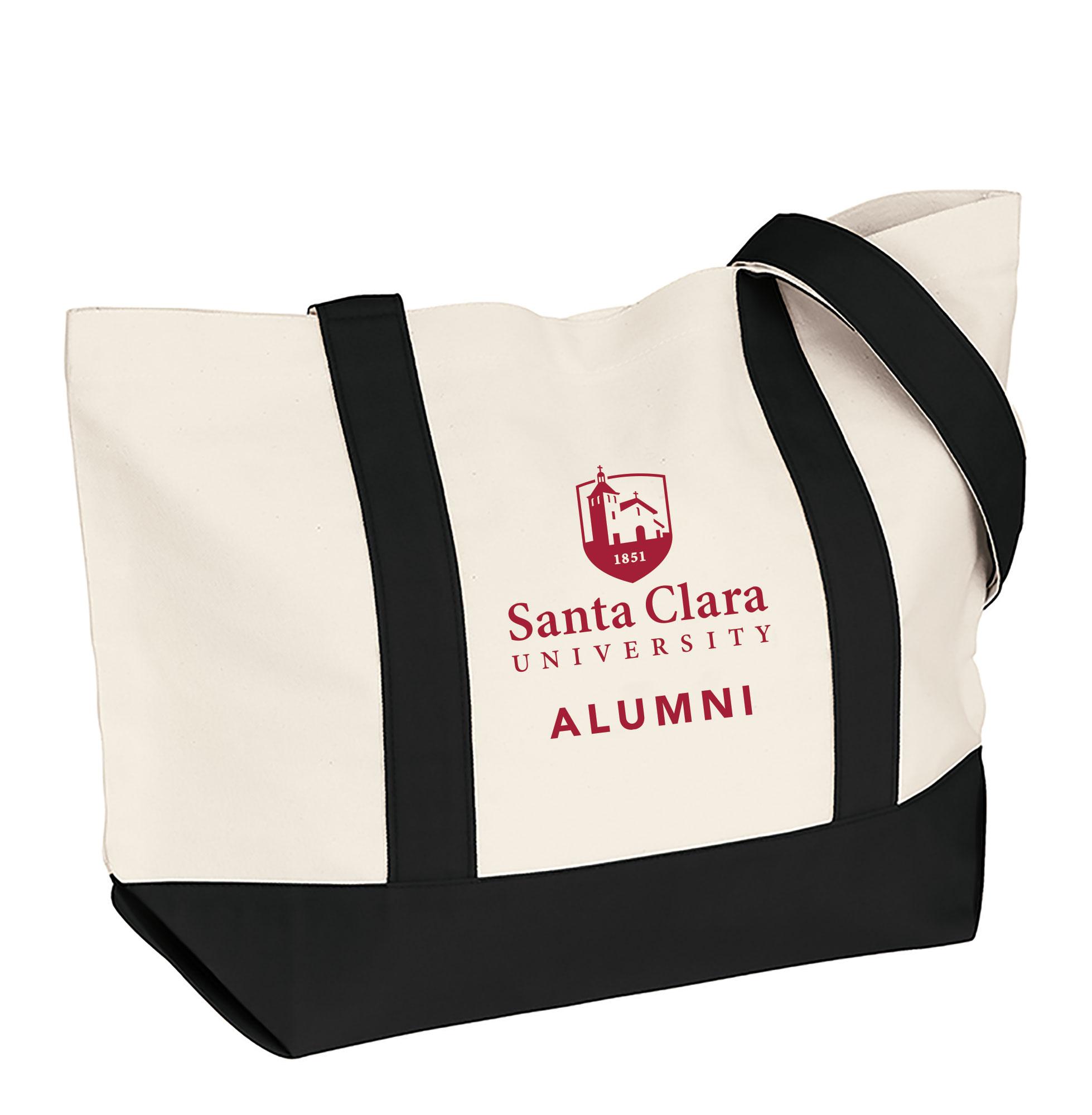 Product image 1 of 1 for Santa Clara University Alumni Snap Tote, Black