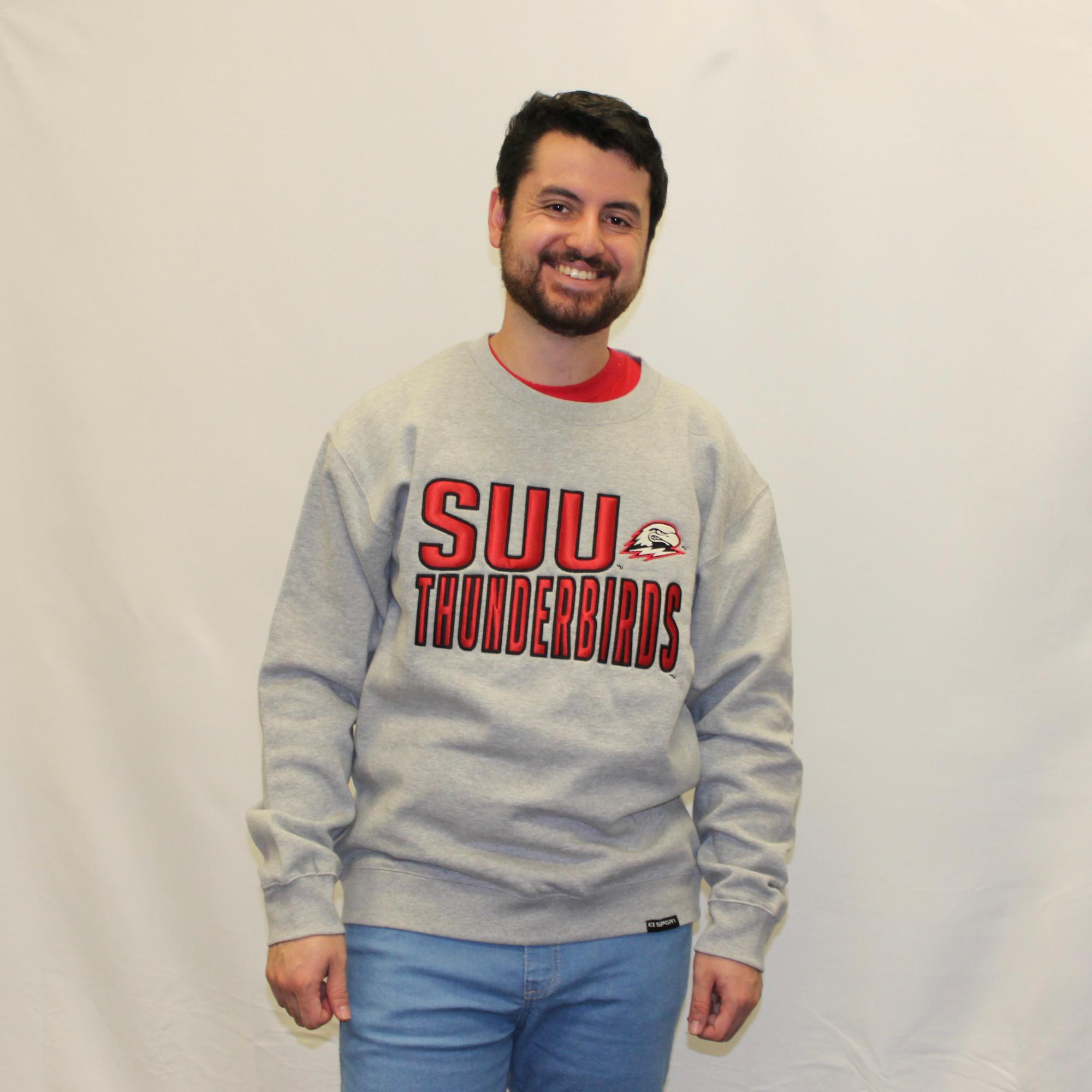 image of: Sport Crew Gray SUU Thunderbirds