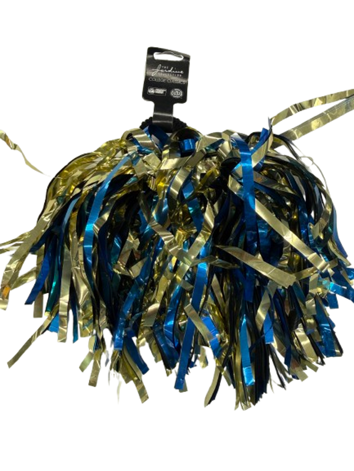 Product image 1 of 1 for Shimmer Wrist Poms Royal/Gold