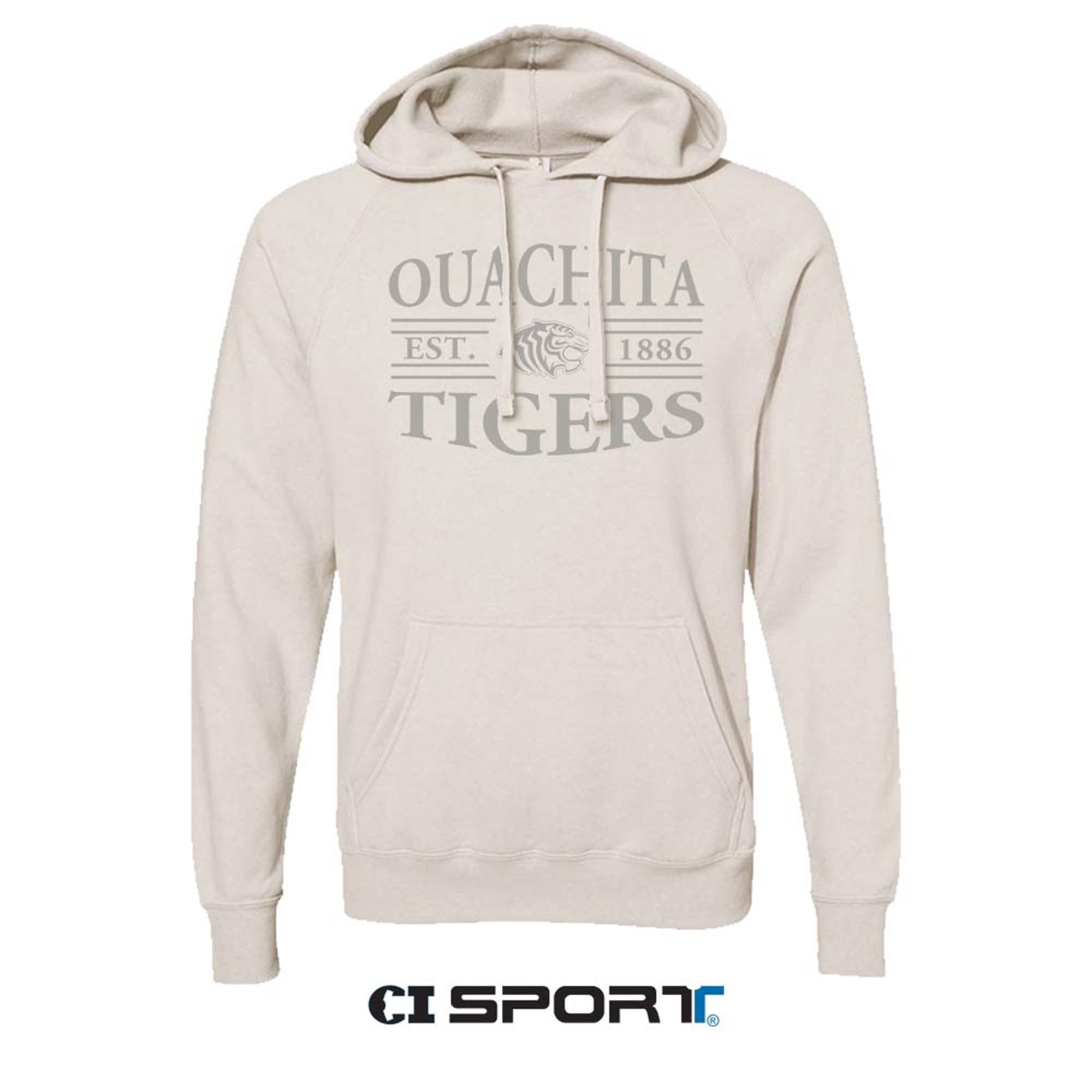 image of: Ouachita Tigers Hagrid Blended Raglan Hoodie