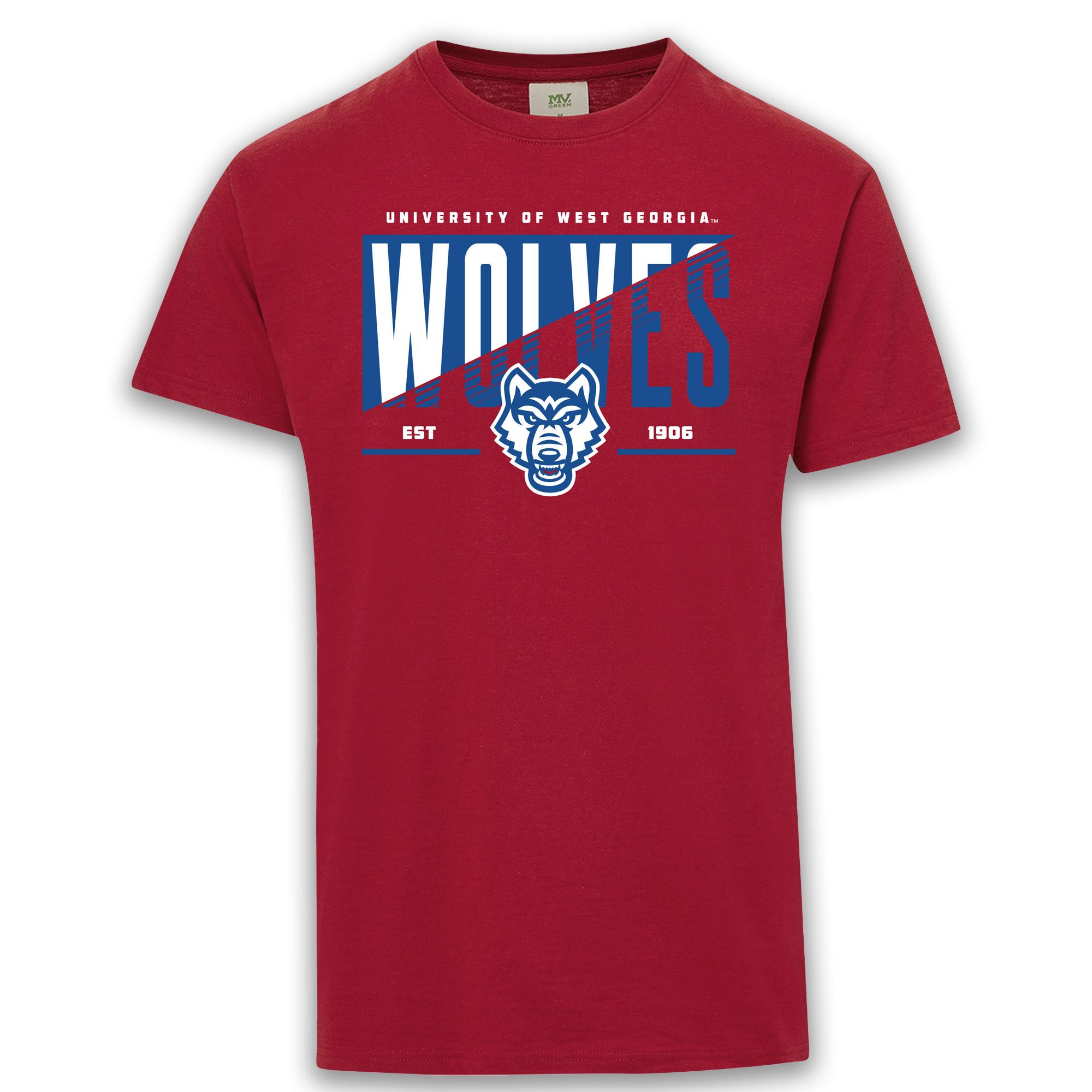 image of: EVEREST SUSTAINABLE TEE WOLVES TWO-TONE STRIKE THROUGH