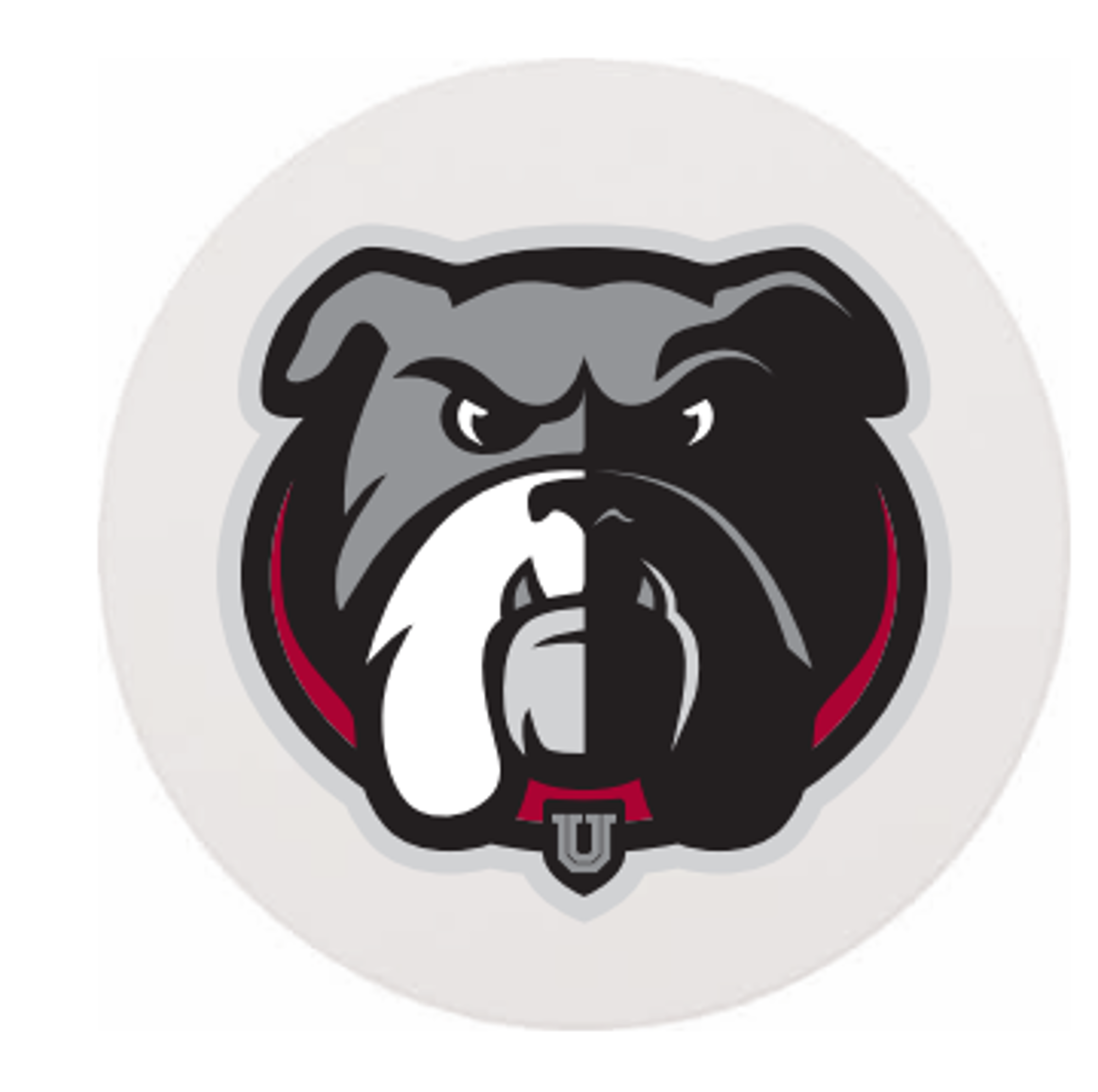 image of: Union Bulldogs Single Round Absorbent Stone Coaster