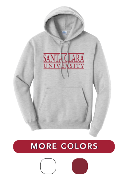 Santa Clara University Classic Bar Fleece Hood; $34.98