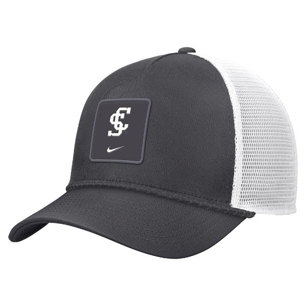 Santa Clara Broncos Nike Rise Structured Mesh Back Cap, Anthracite; $38.00