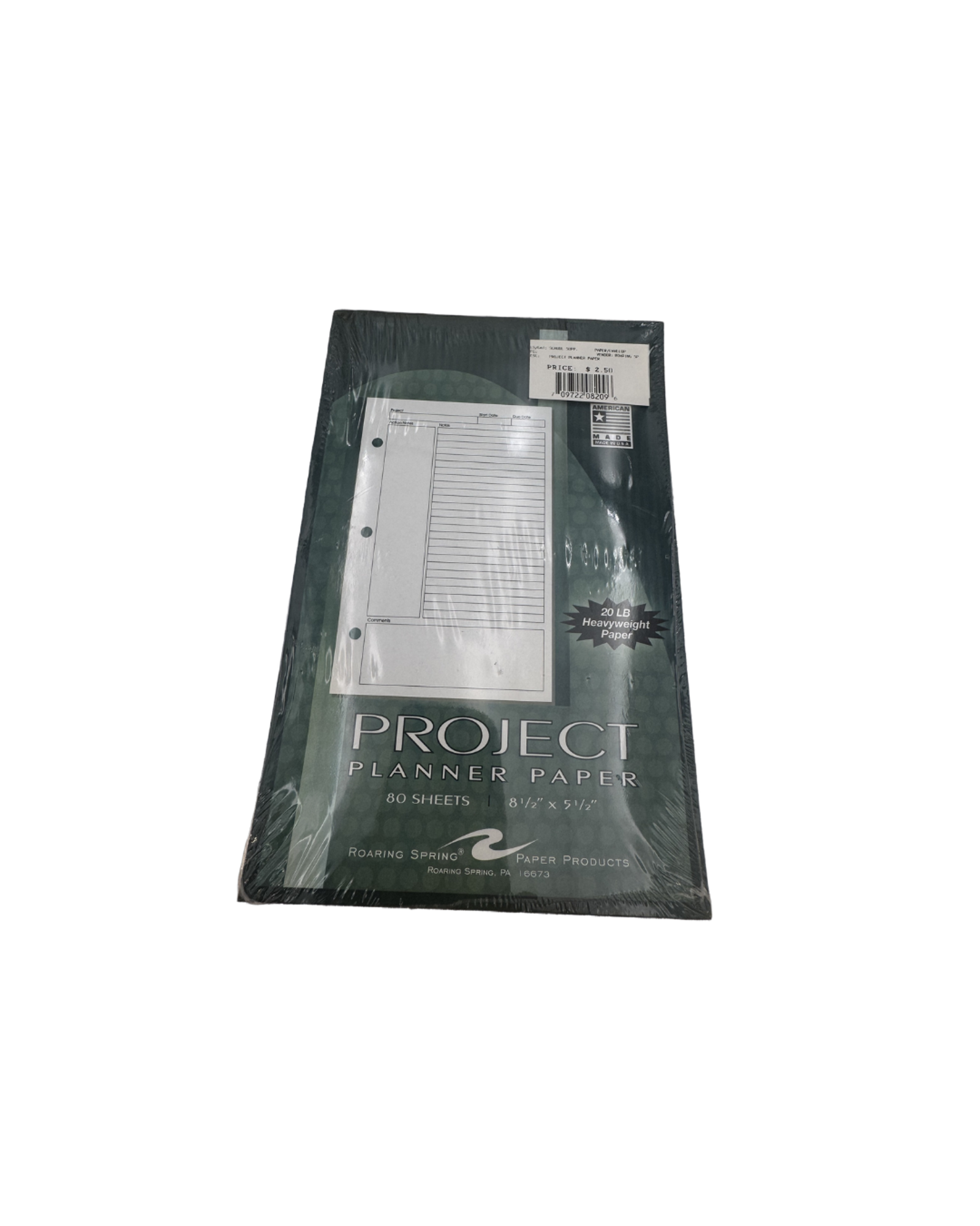 Product image 1 of 1 for PROJECT PLANNER PAPER