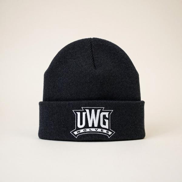 UWG ATHLETICS LOGO BEANIE; $24.99