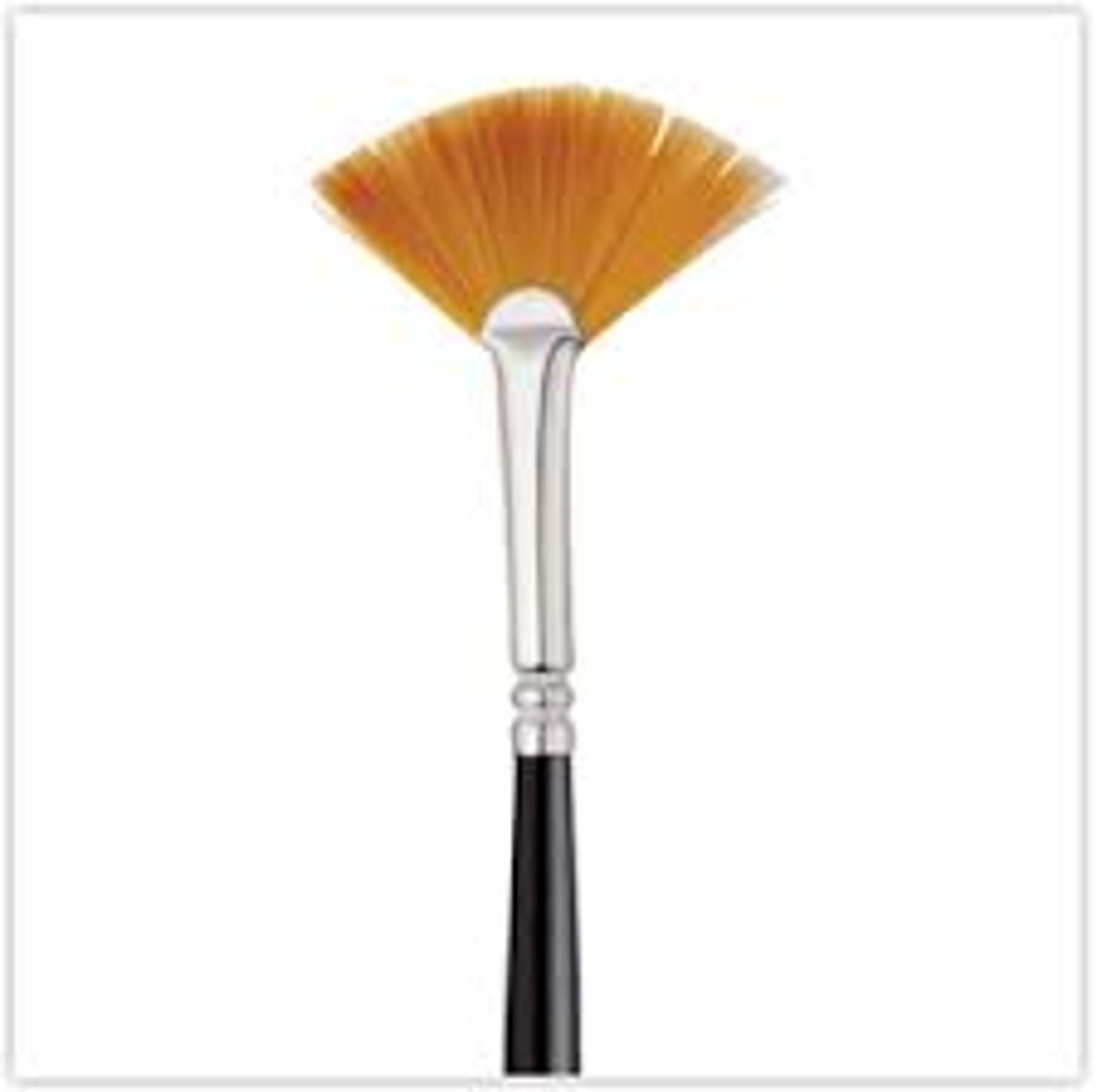 Connoisseur #4 Series 273 Golden Taklon Fan Paint Brush