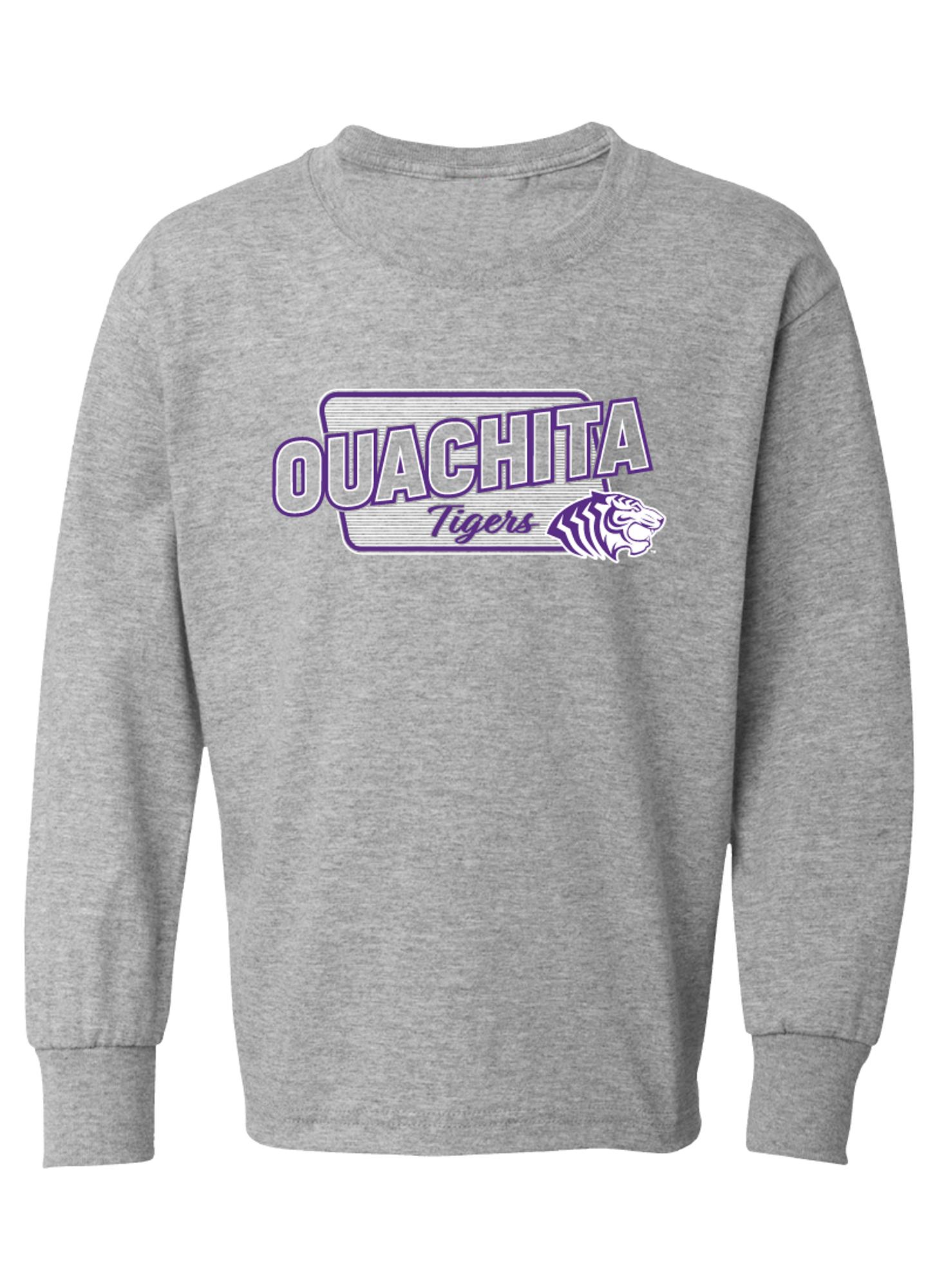 image of: Ouachita Tigers Louie Youth Classic Long Sleeve Tee