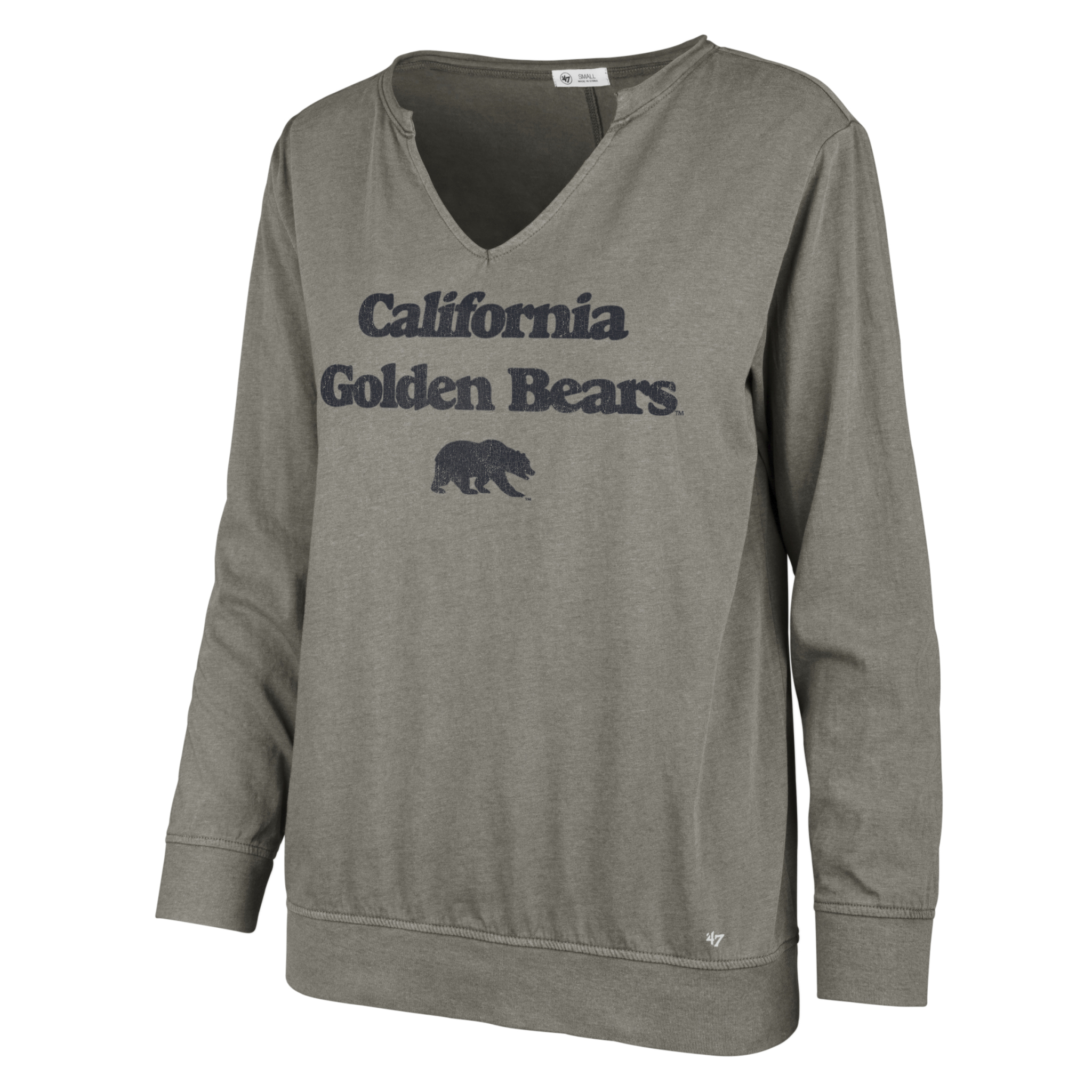 Product image 1 of 1 for zz Women's California Golden Bears Walking Bear Long Sleeve V-neck by '47 Brand