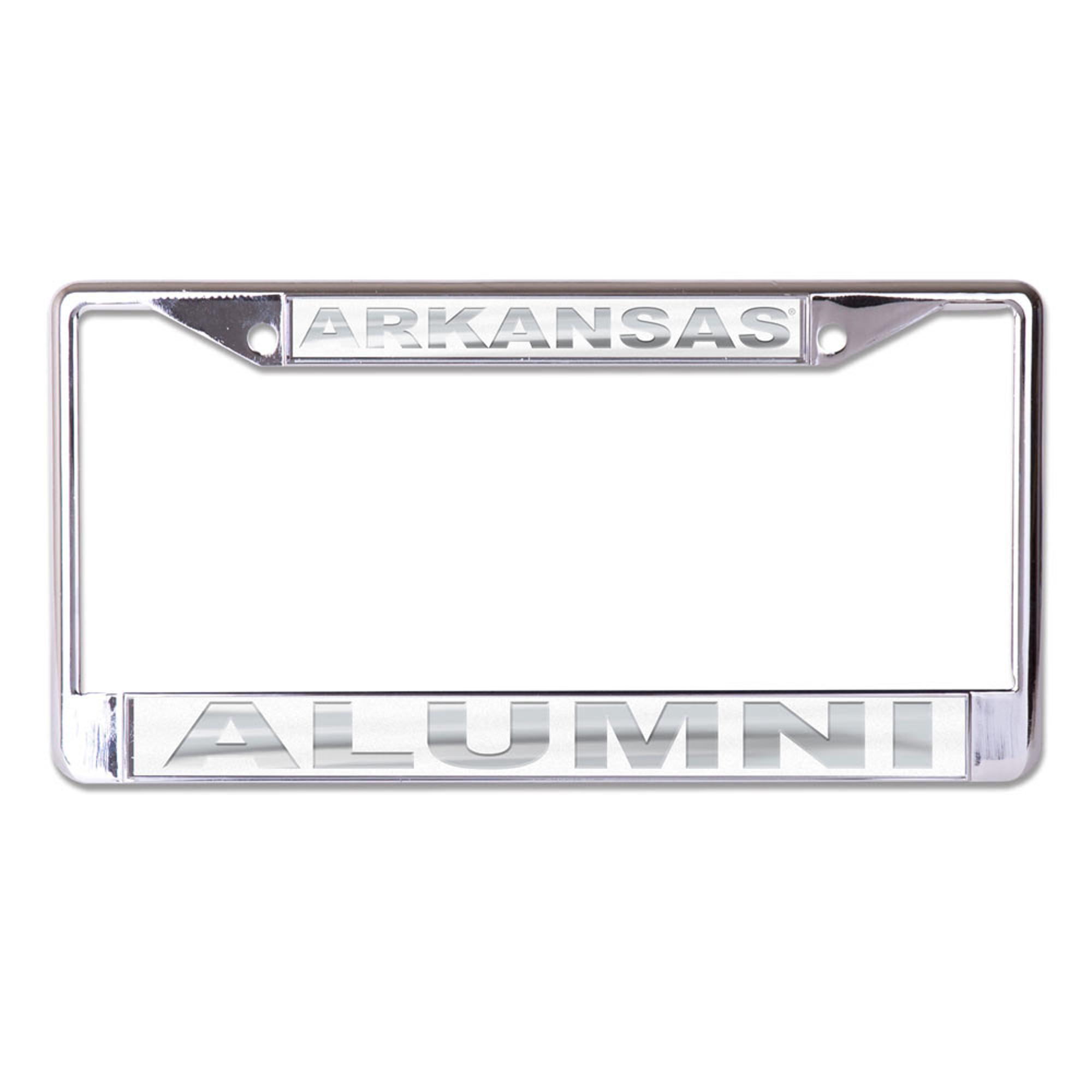 image of: Arkansas Razorbacks Alumni Frost License Plate Frame