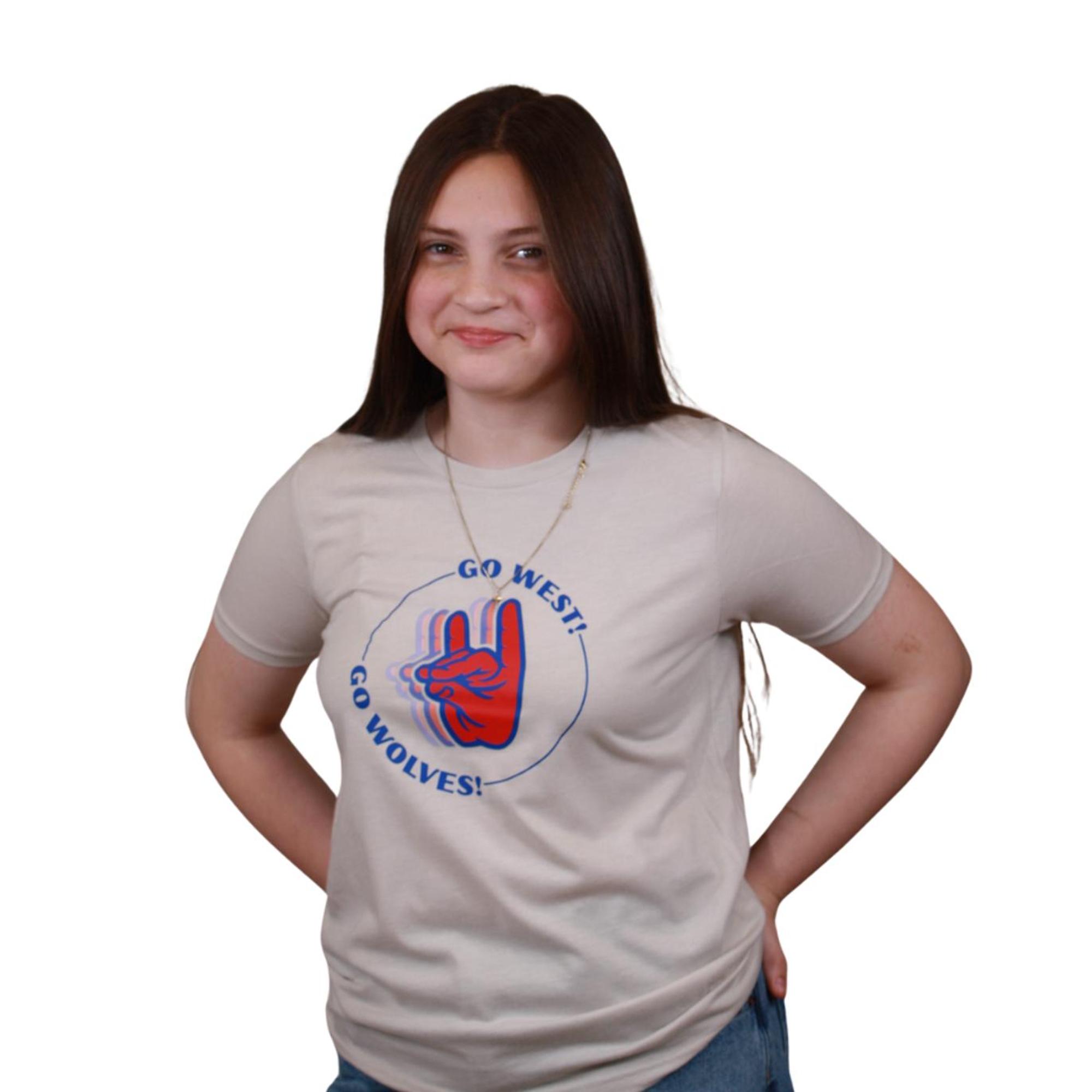 Product image 1 of 2 for Youth Go West Go Wolves Shirt