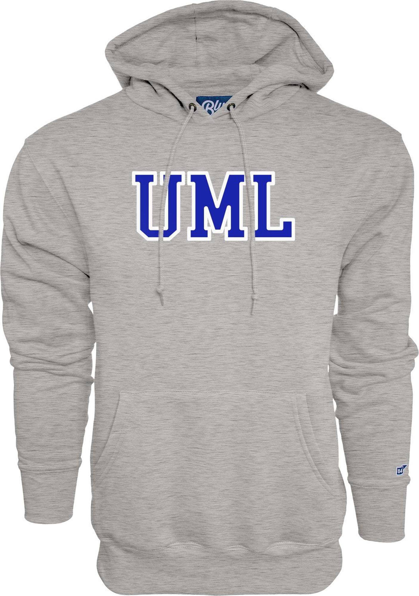 image of: UML Chenille Embroidered Hamden Hood Sweatshirt