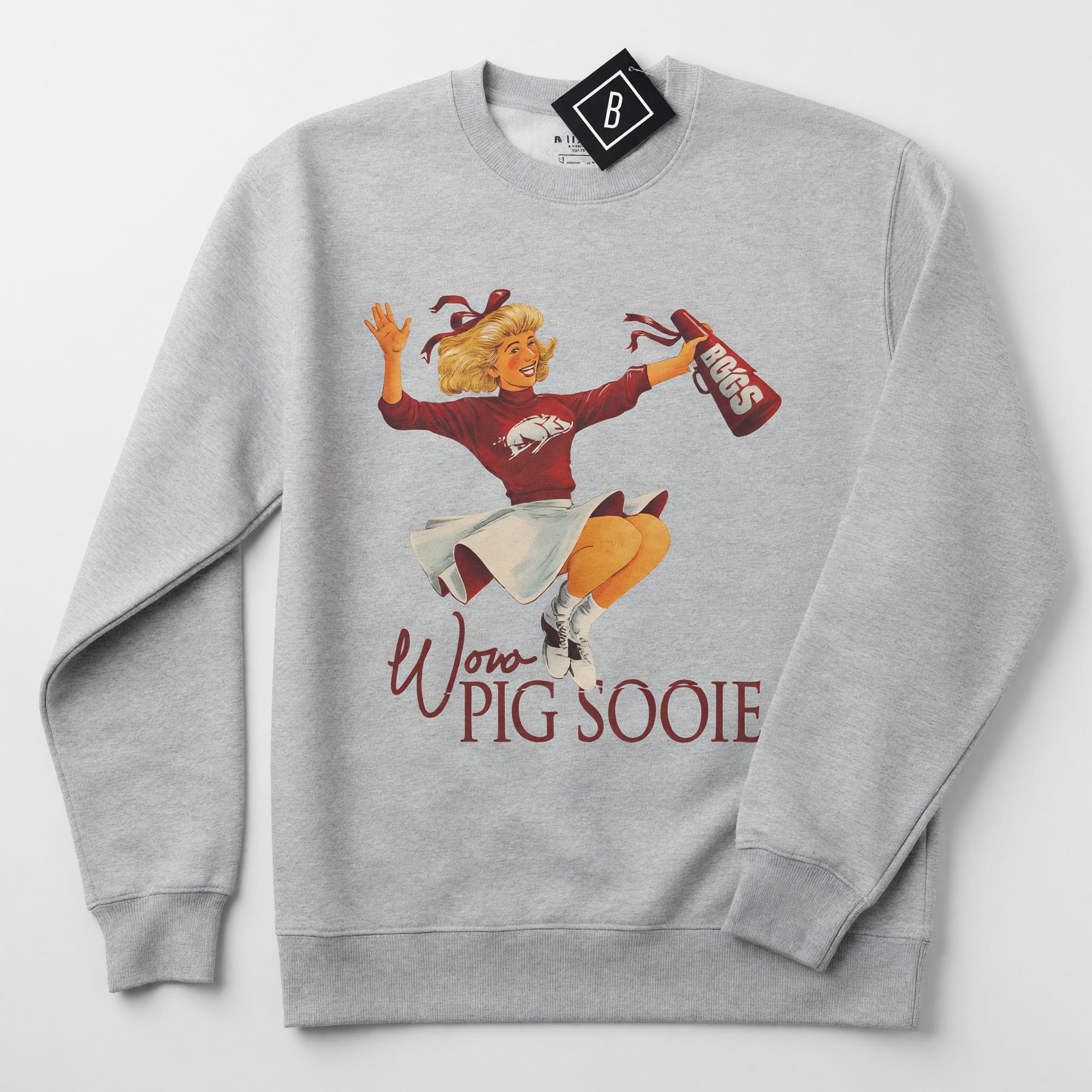Product image 1 of 2 for Arkansas Razorbacks Vintage Cheerleader Crewneck