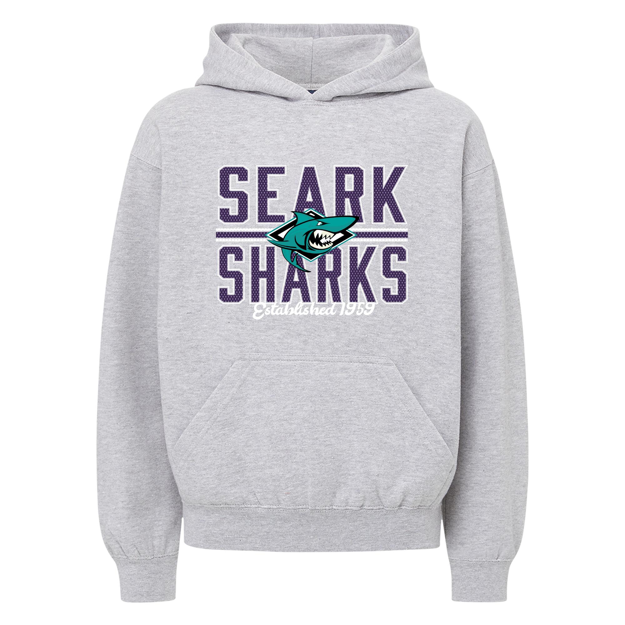 Product image 1 of 1 for Southeast Arkansas College Youth SEARK Sharks Hoodie, Heather Gray