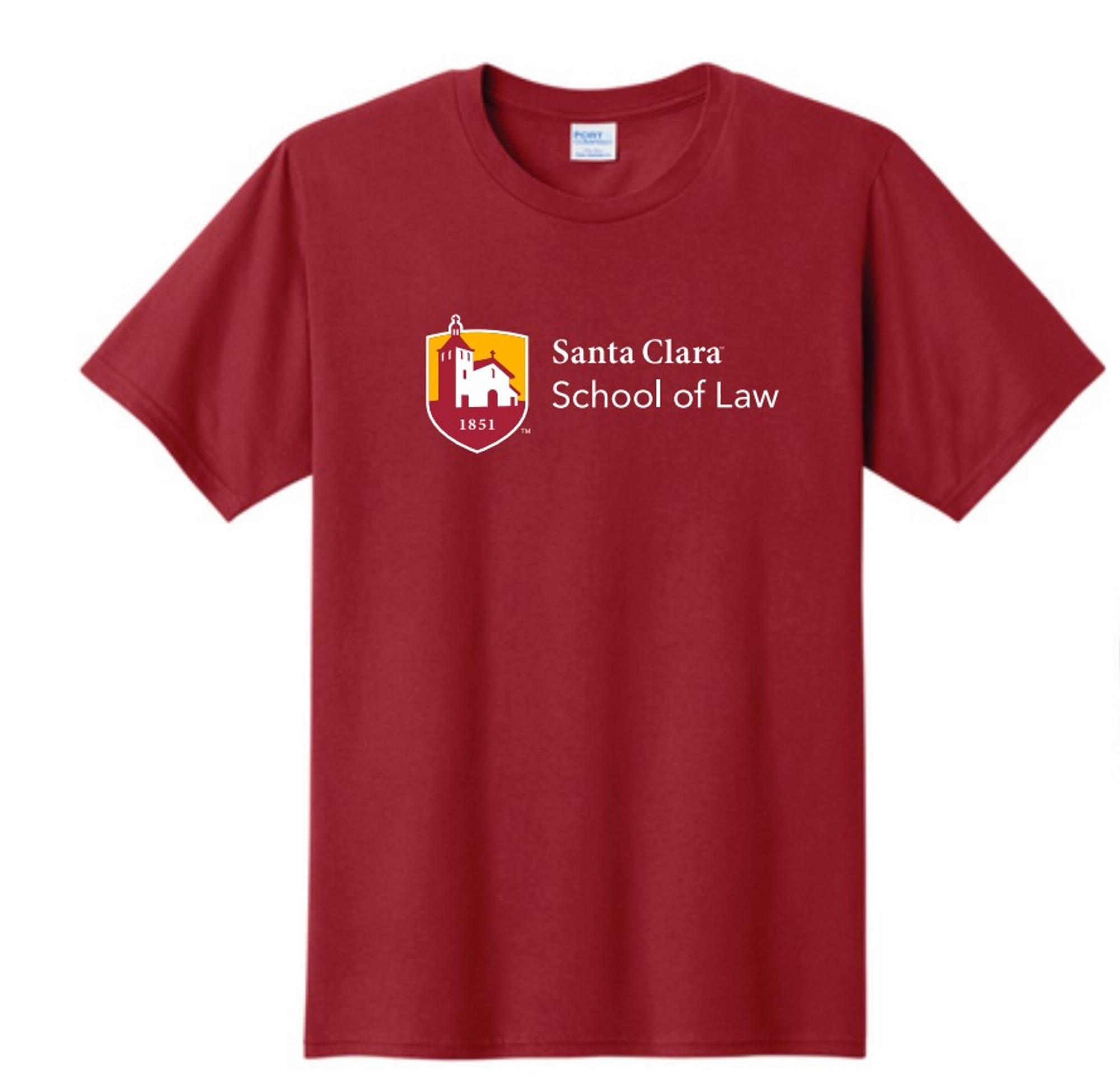 image of: Santa Clara University School of Law Short Sleeve Tee, Team Cardinal