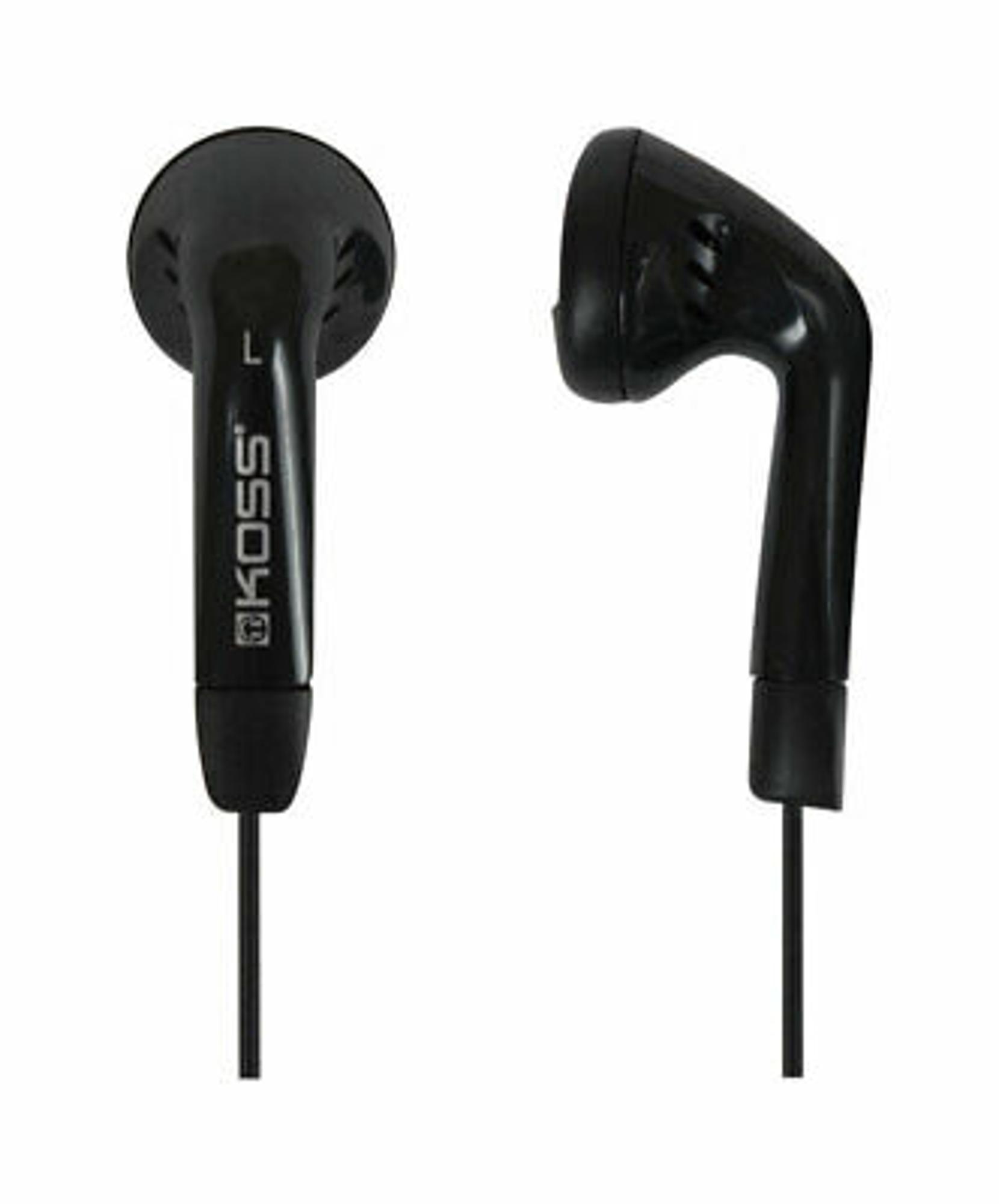 image of: -Koss Black Earbuds