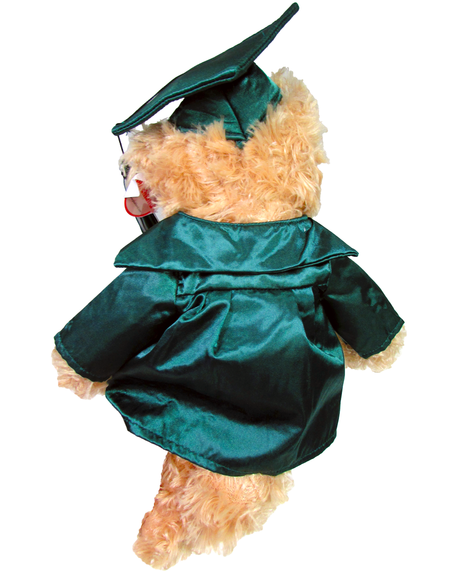Product image 2 of 3 for Graduation Beige Bear Green Cap & Gown 12"