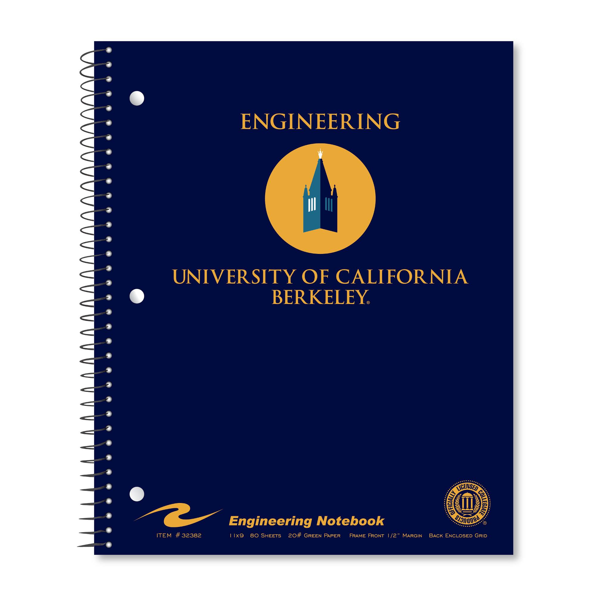 Product image 1 of 1 for Engineering Notebook Campanile UC Berkeley Logo