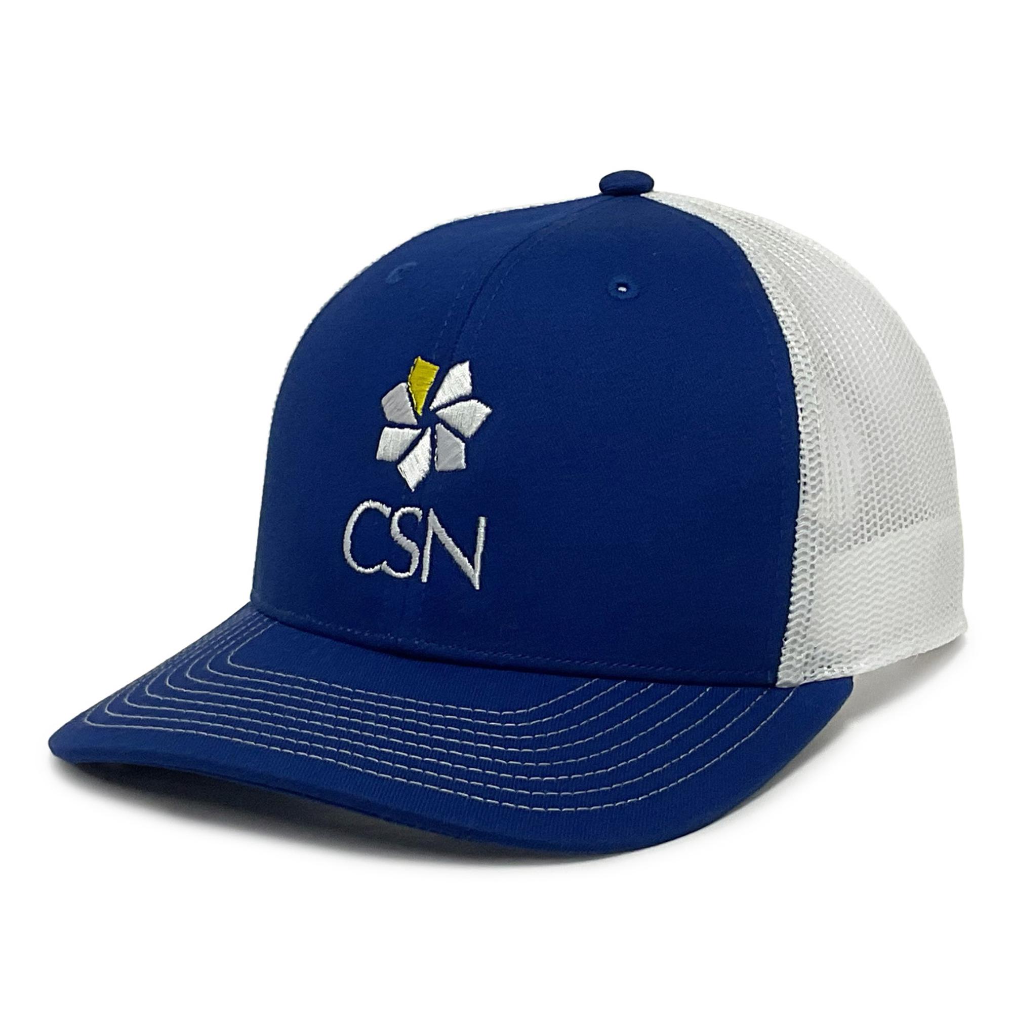 Product image 1 of 2 for CSN HAT TRUCKER RYL/WHT CSN LOGO