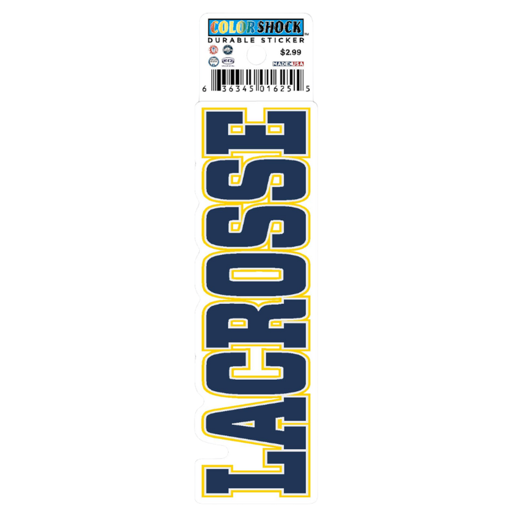 image of: Lacrosse Textured Sticker