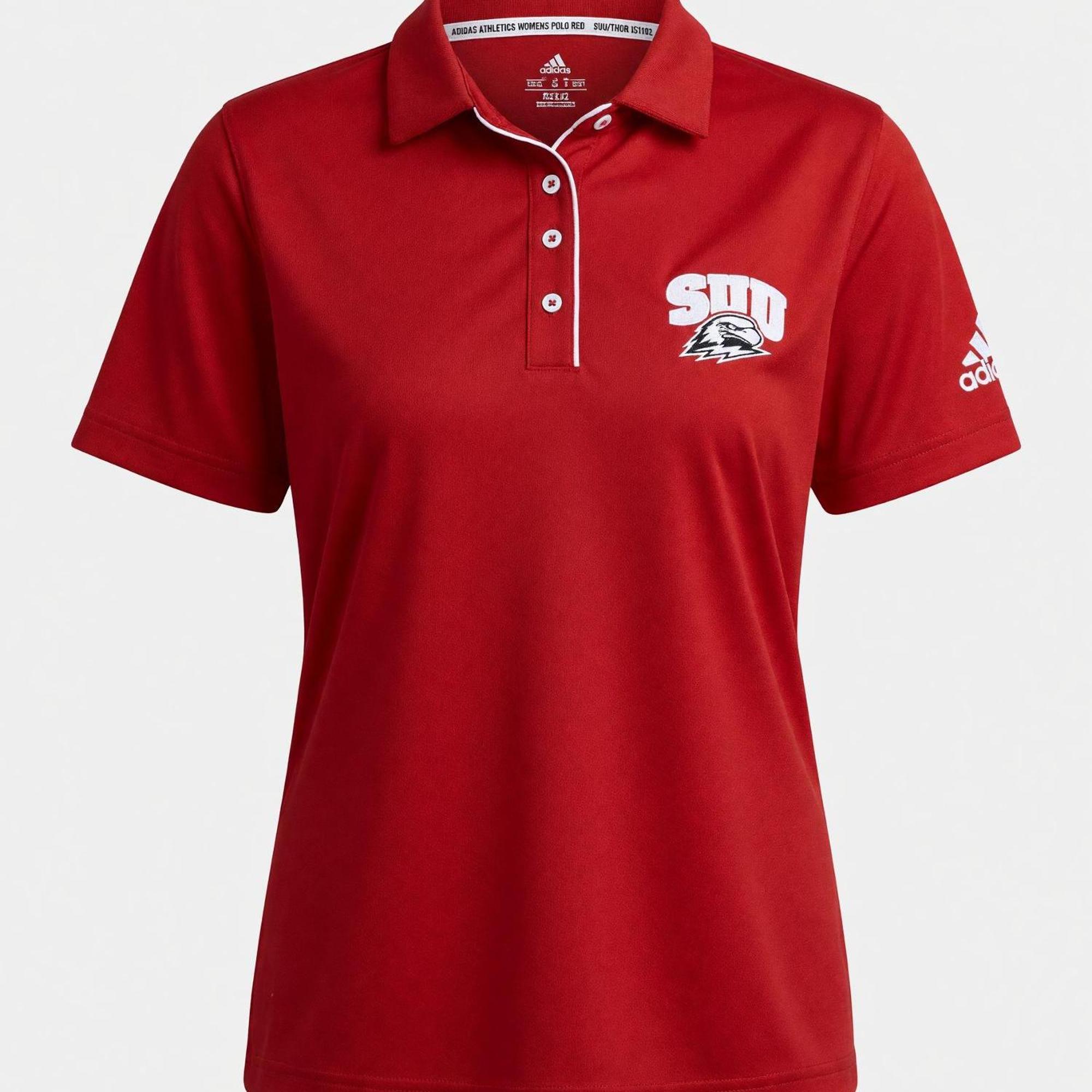 Product image 1 of 3 for ADIDAS ATHLETICS WOMENS POLO RED SUU/THOR IS1102