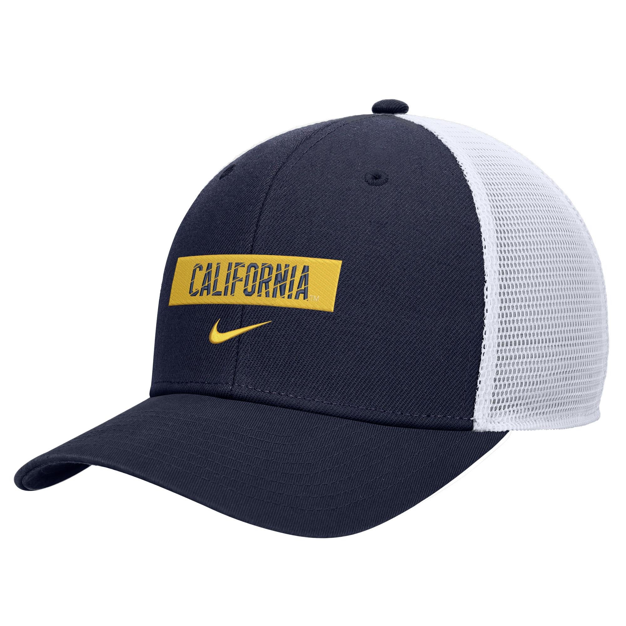 Nike Sideline Dri FIT Rise Trucker Hat California Logo Cal Student Store