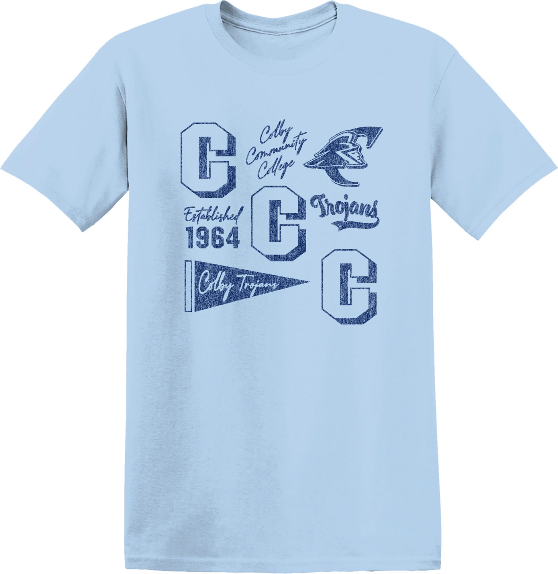 Baby Blue Mascot Tee; $18.99