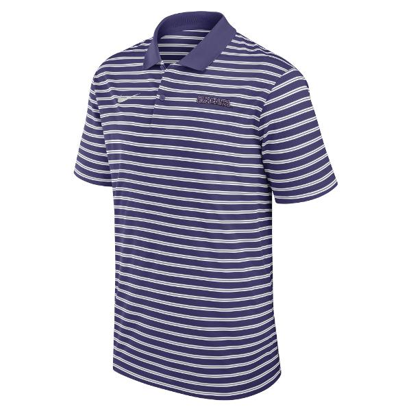 Ouachita Victory Stripe Polo; $74.99