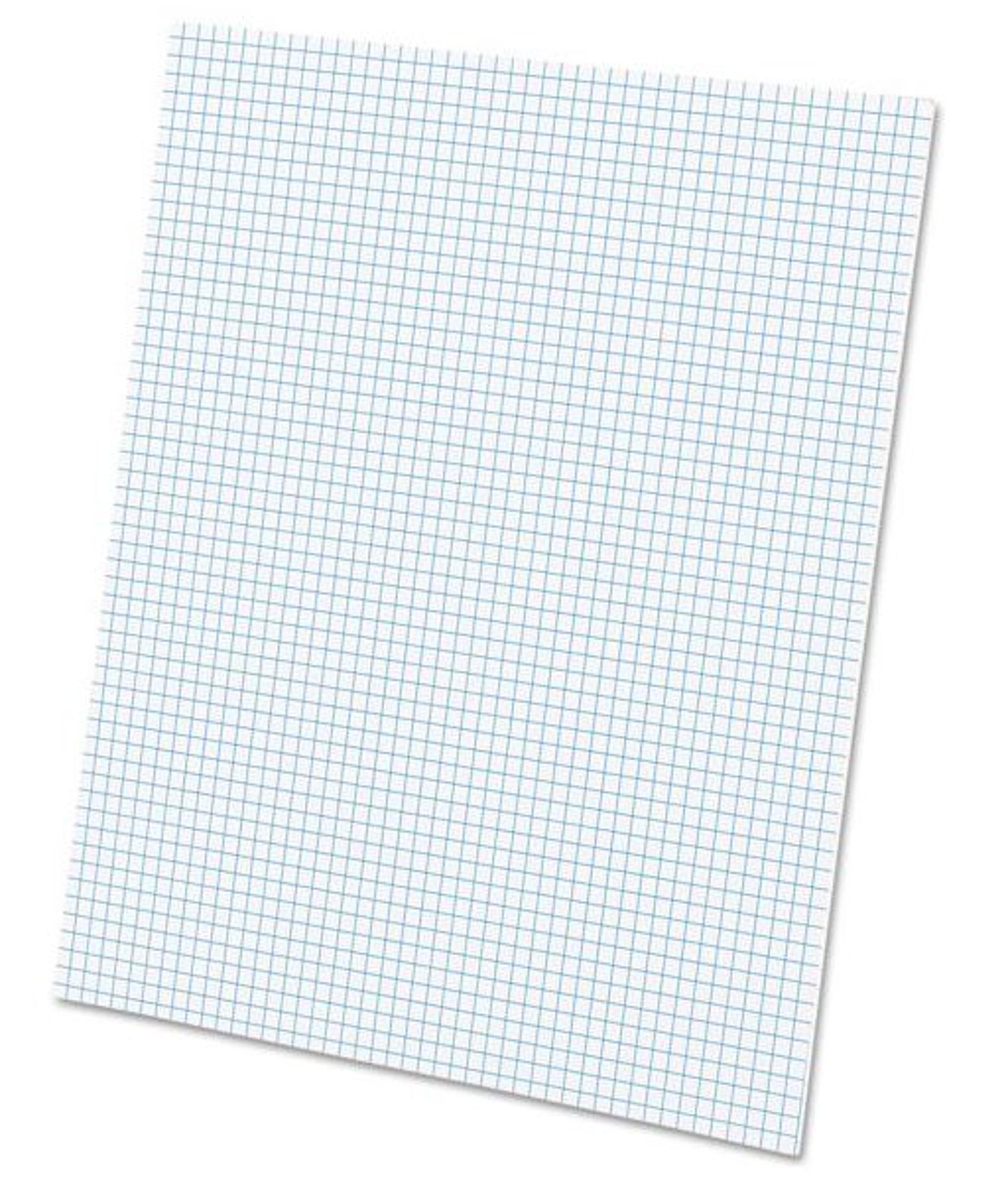 image of: Efficiency Quadrille 5x5 Gummed Pad 8.5 X 11