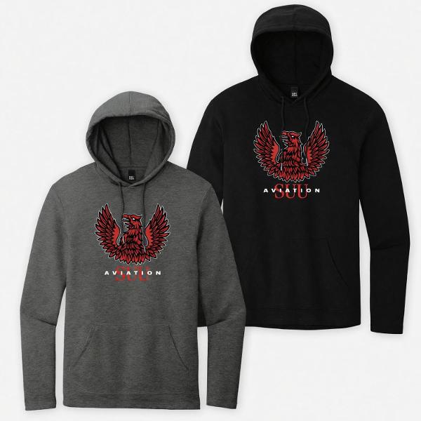 SUU Aviation Hoodie Tee; $39.99