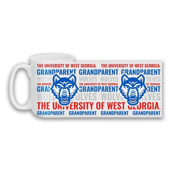WOLF LOGO GRANDPARENT COLORMAX EL GRANDE MUG; $14.99