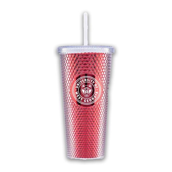 WOLF LOGO GALWAY METALLIC TUMBLER; $24.99