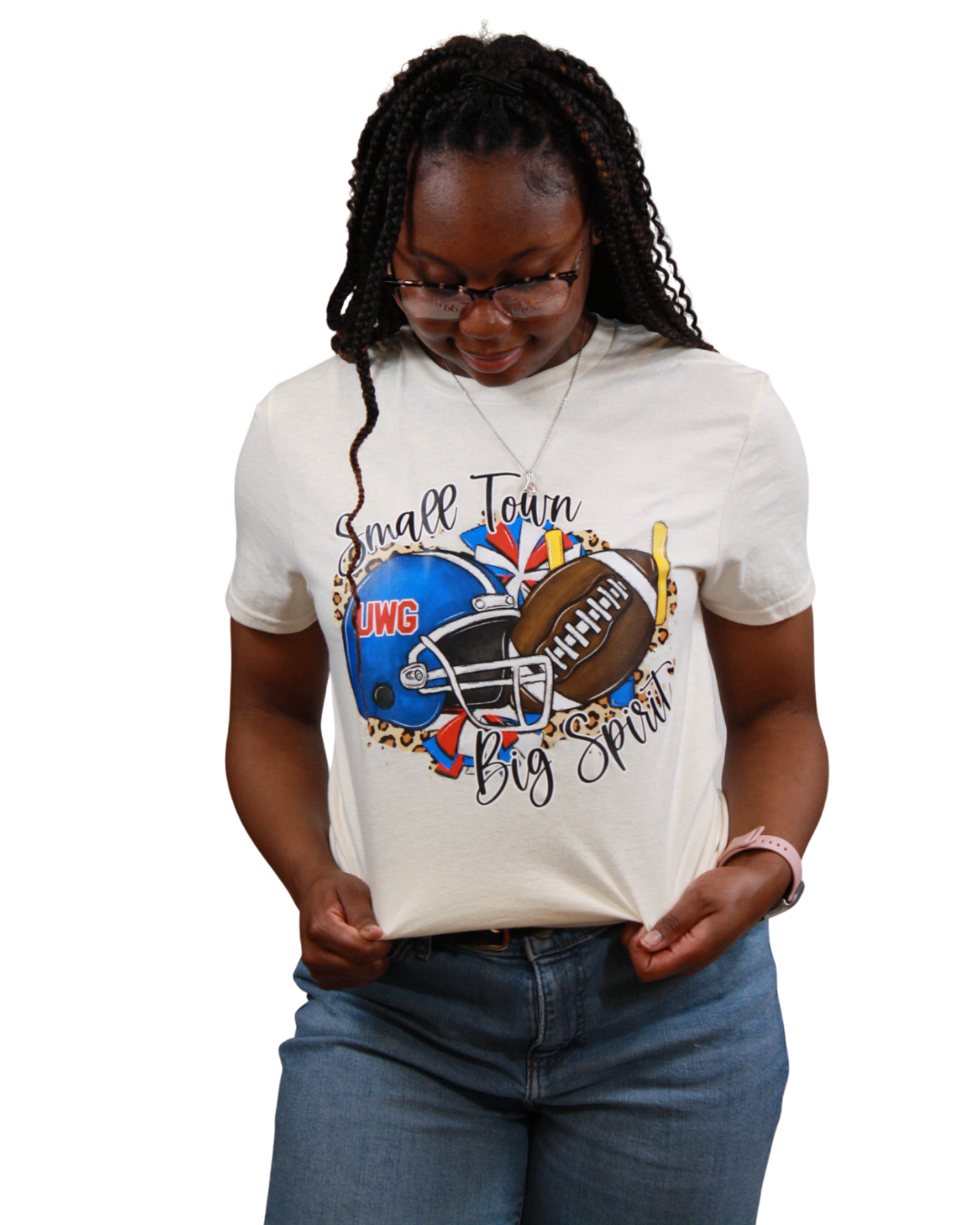 Product image 1 of 2 for SMALL TOWN BIG SPIRIT TEE DAYDREAMER DESIGNS