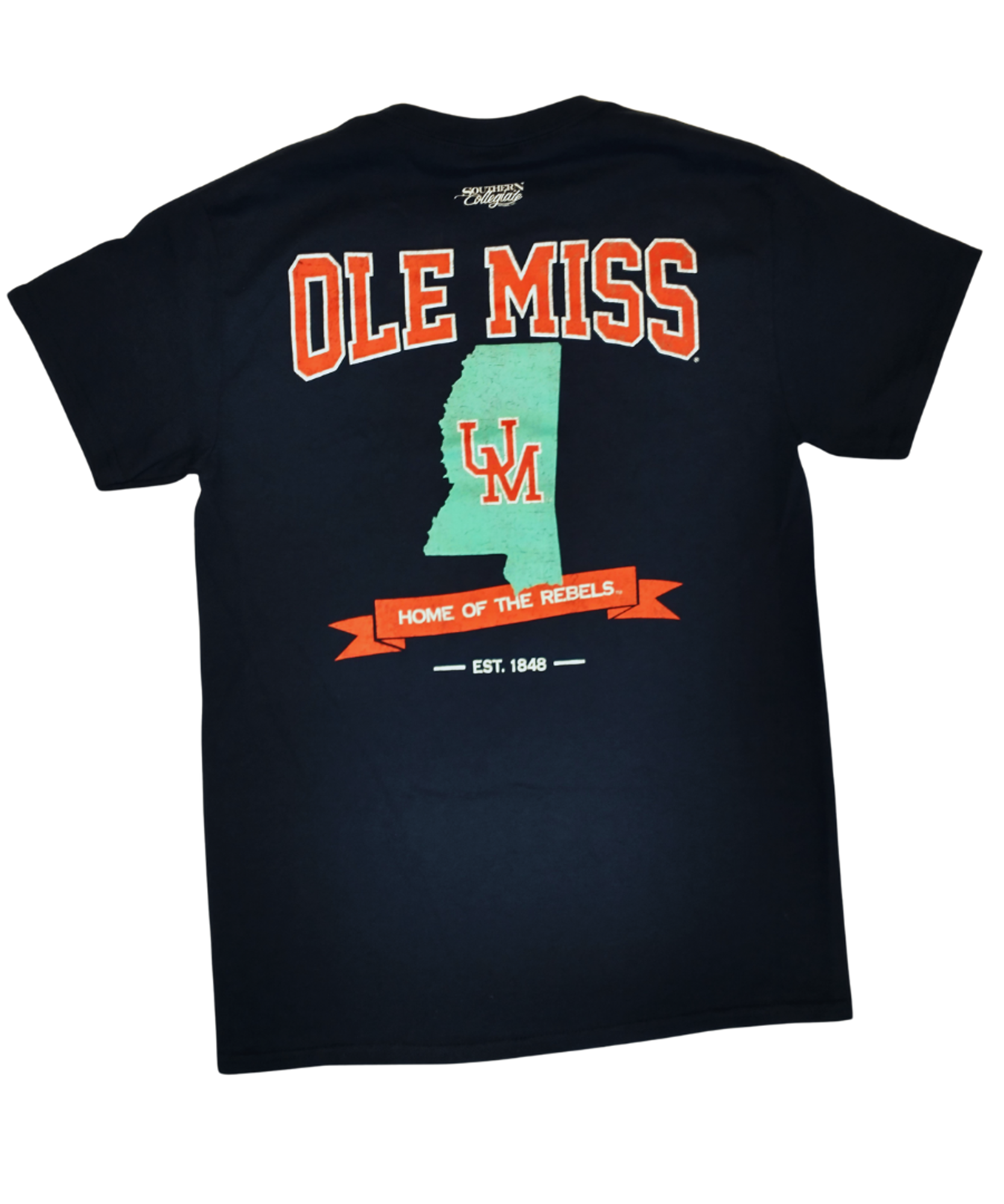 image of: Ole Miss Home of the Rebels Short Sleeve State Tee