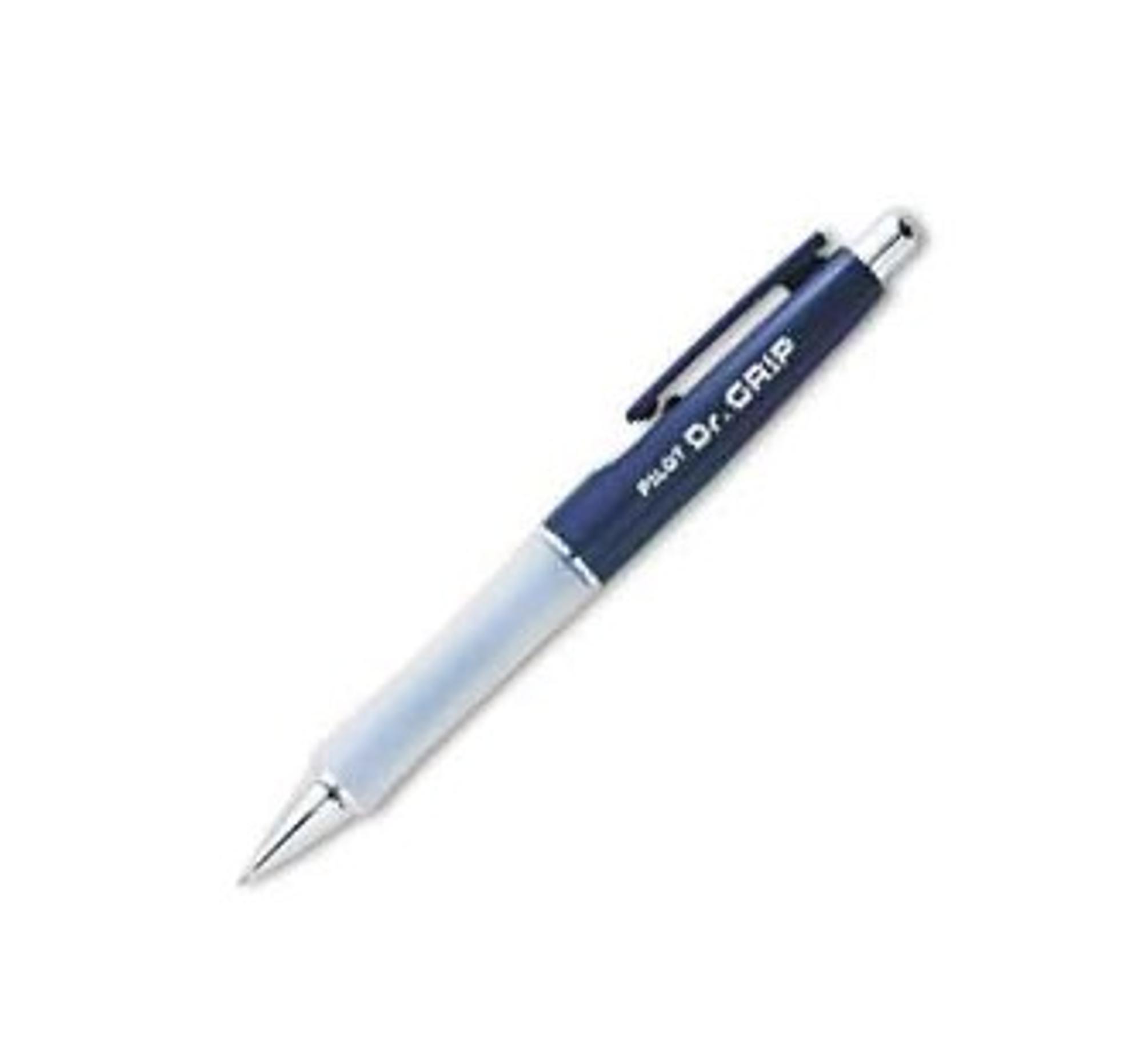 image of: Dr Grip Retractable 1mm - Blue Ink