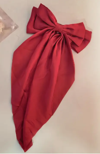 BOW HAIR CLIP; $3.99