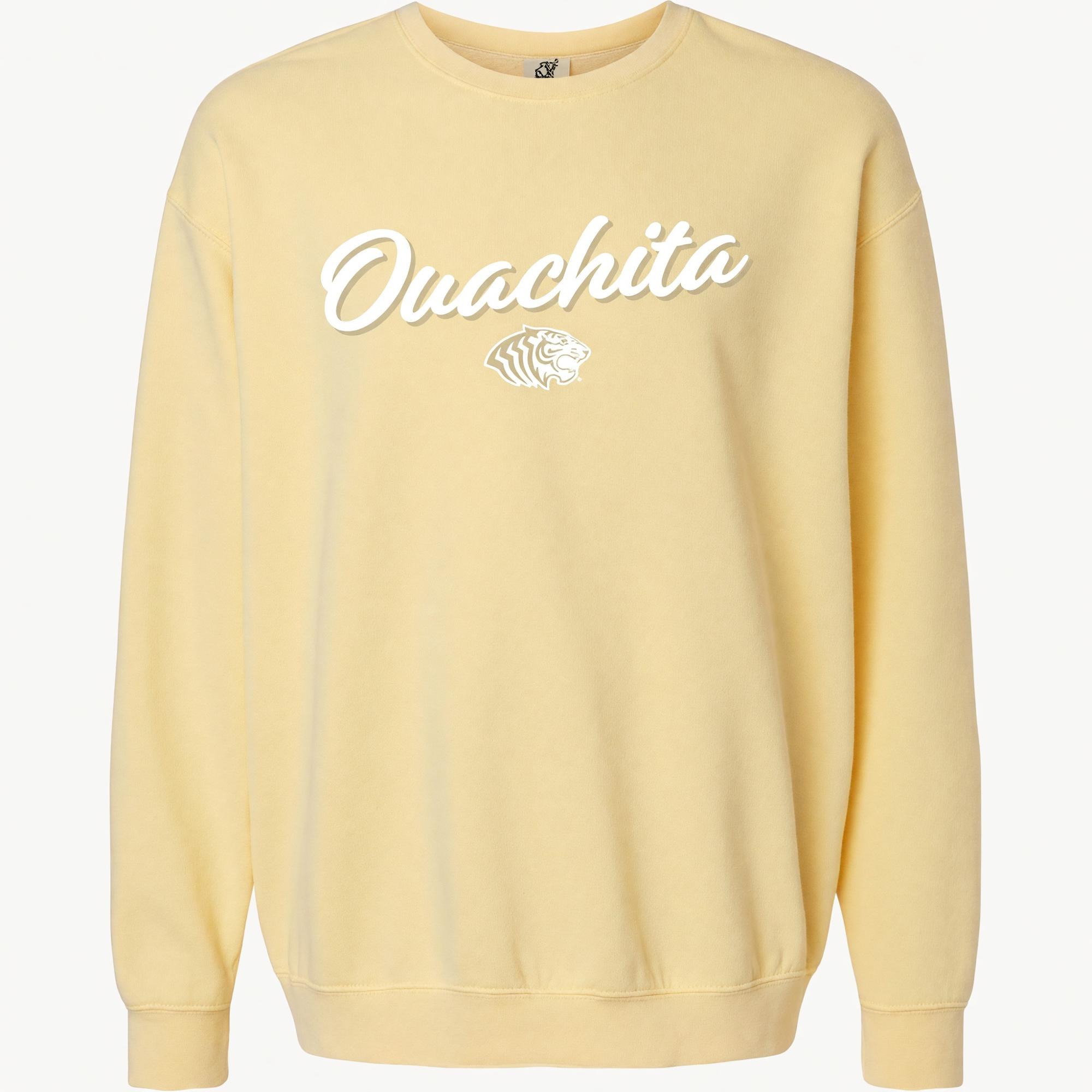 Product image 1 of 2 for Ouachita Garment Dyed Lightweight Crewneck Sweatshirt